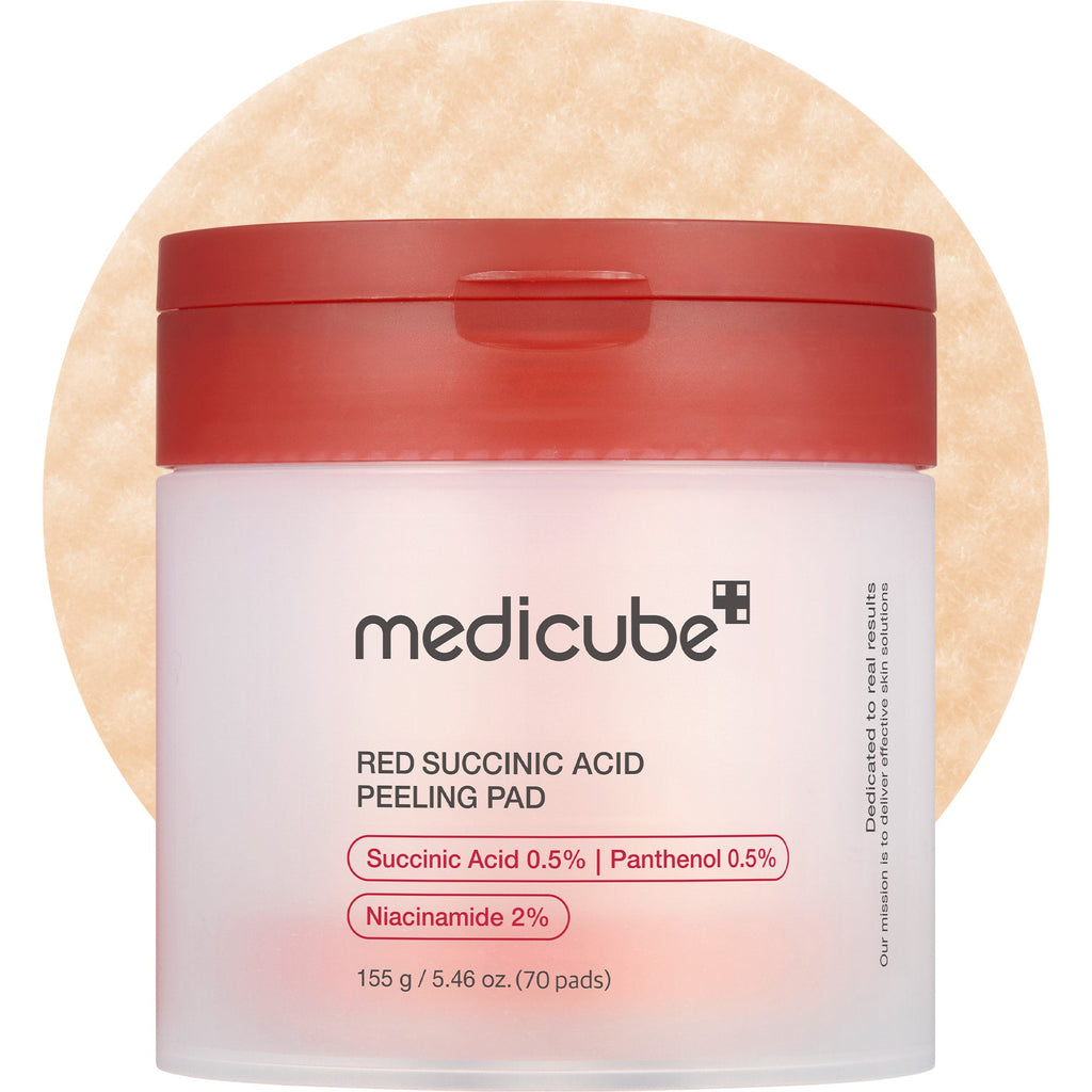 [Subscr.] Red Succinic Acid Panthenol Pads - The Premium Skin Routine