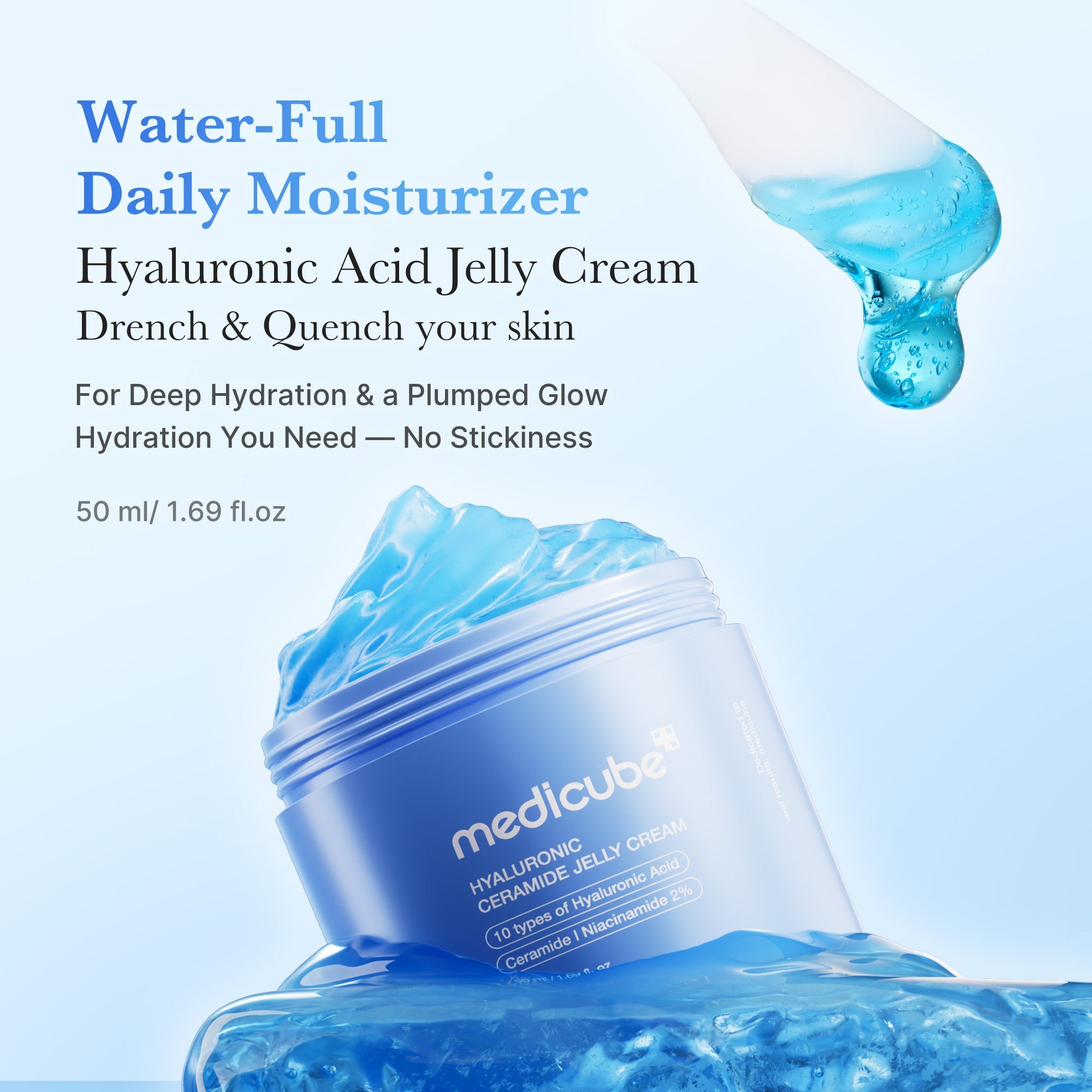 Hyaluronic Ceramide Moisturizing Jelly Cream - Modern K Beauty