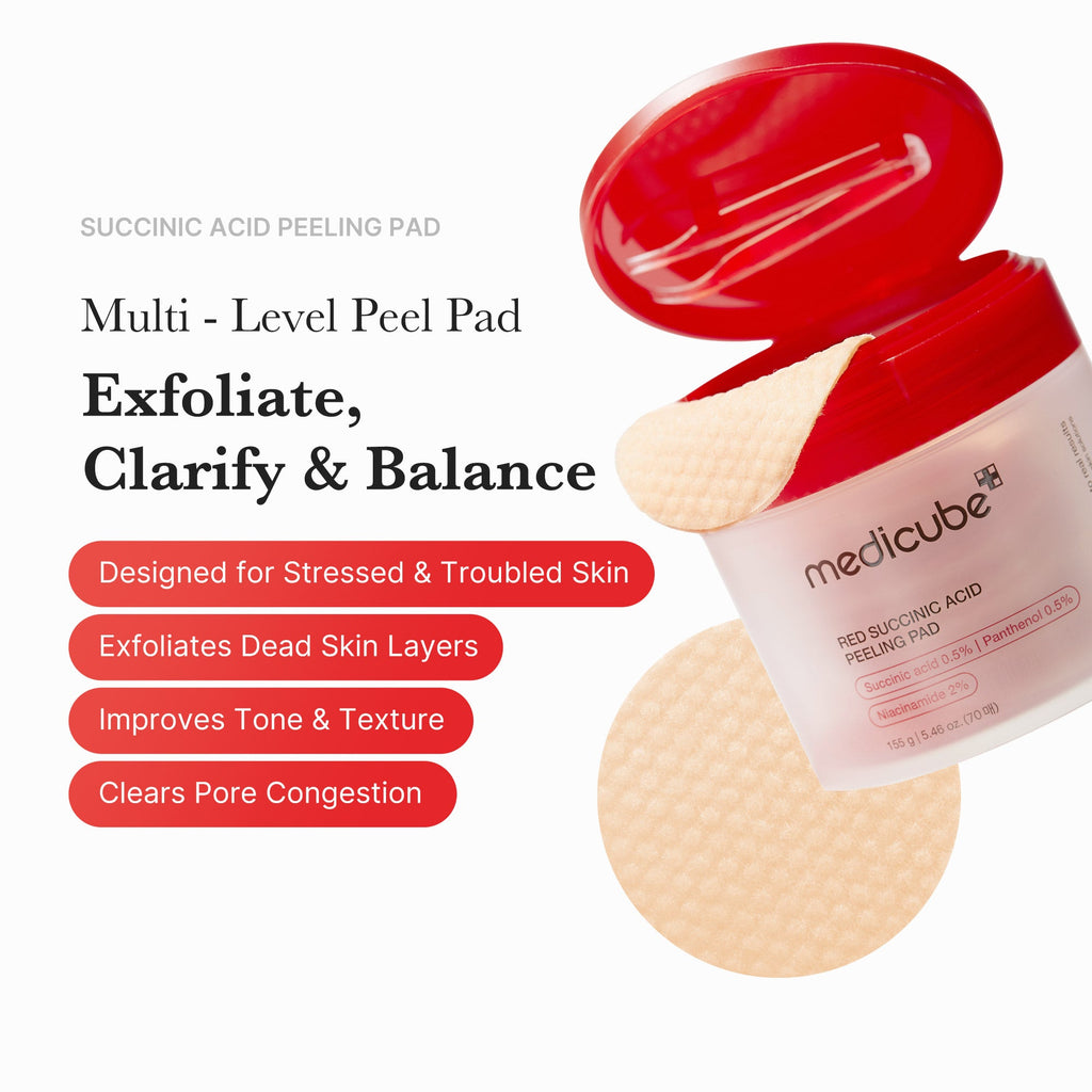 [GIFT] Red Succinic Acid Panthenol Pads - Made for Better Routines