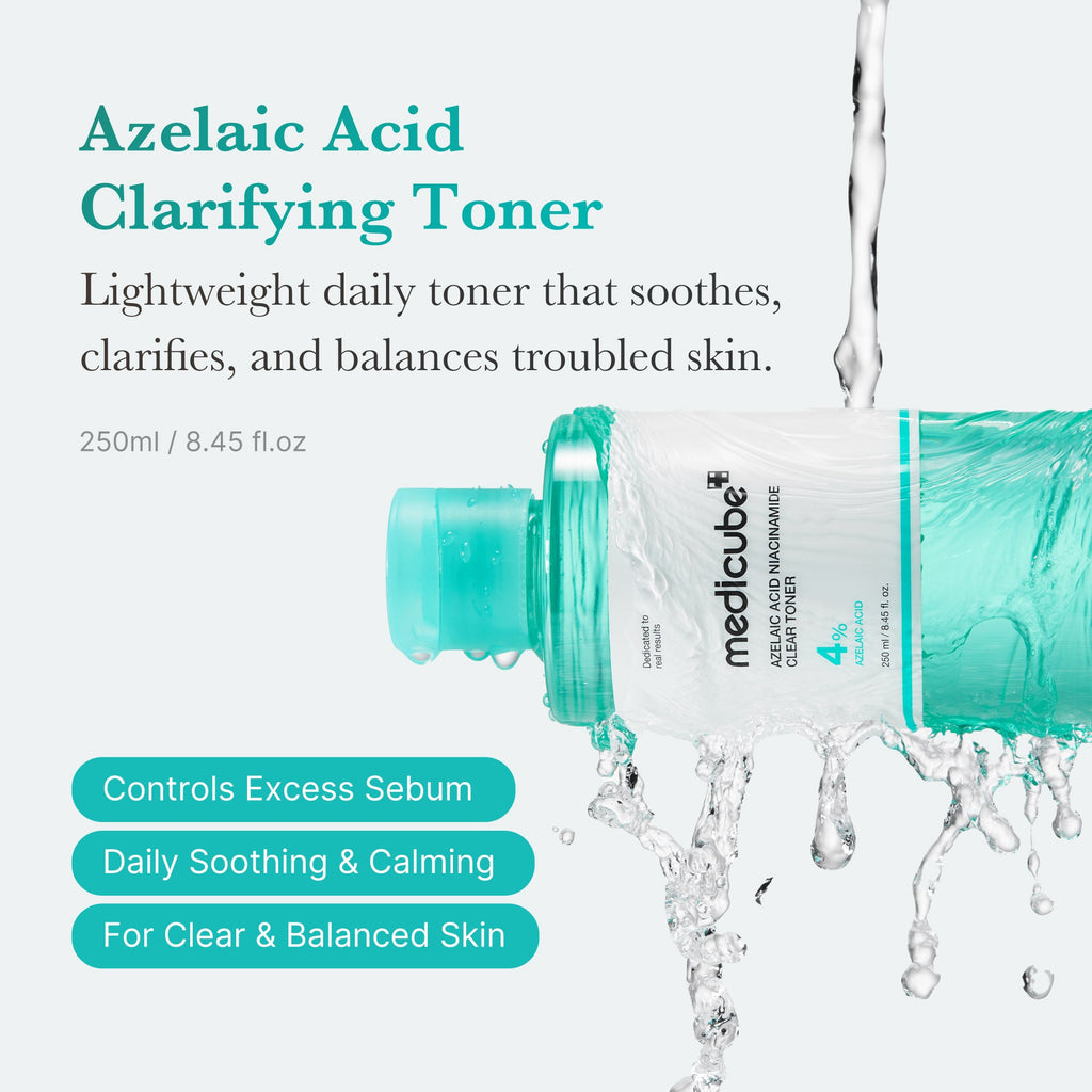 Azelaic Acid Niacinamide Clarifying Toner - Medicube Routine Pick