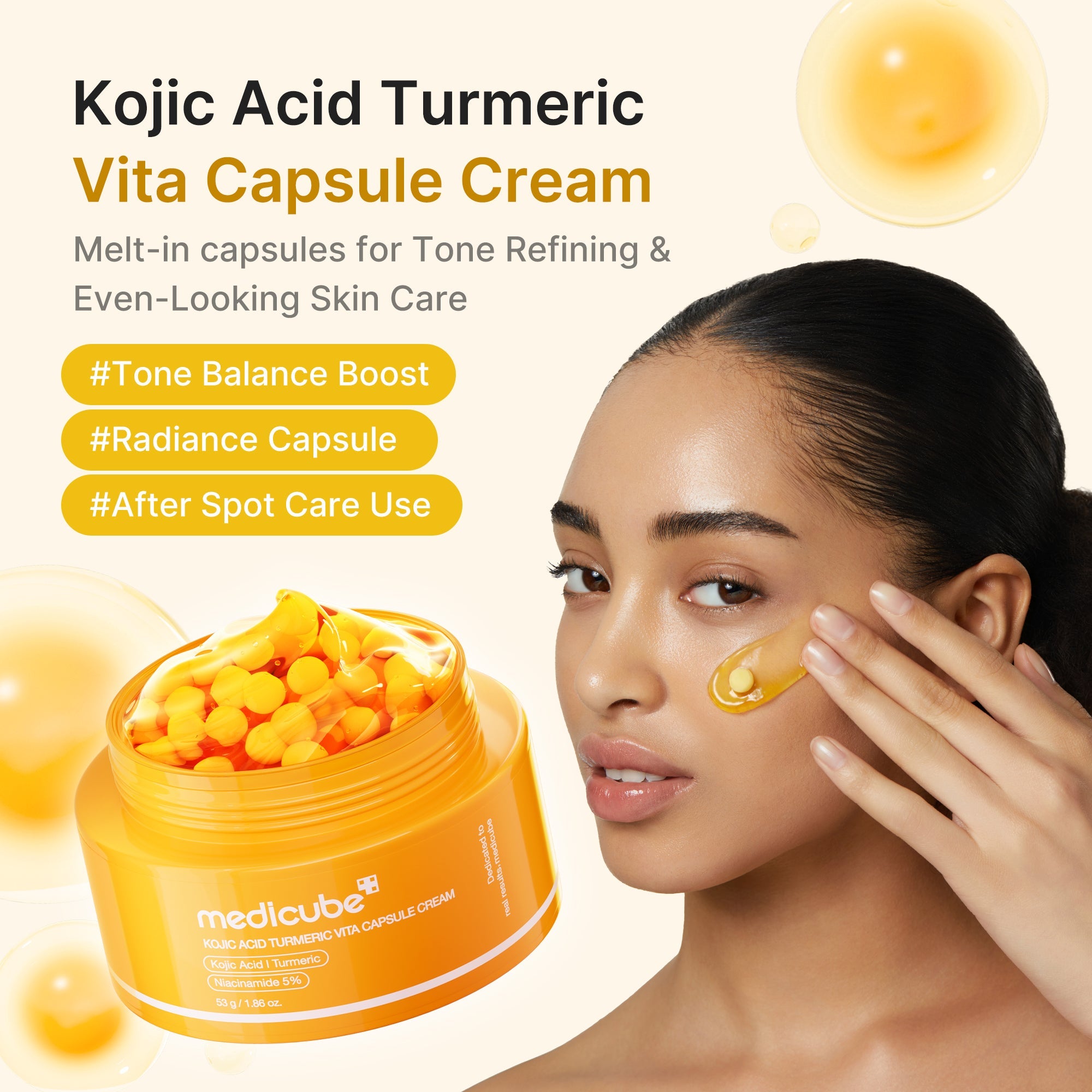 Kojic Acid Turmeric Vita Capsule Cream - Modern Feel Daily