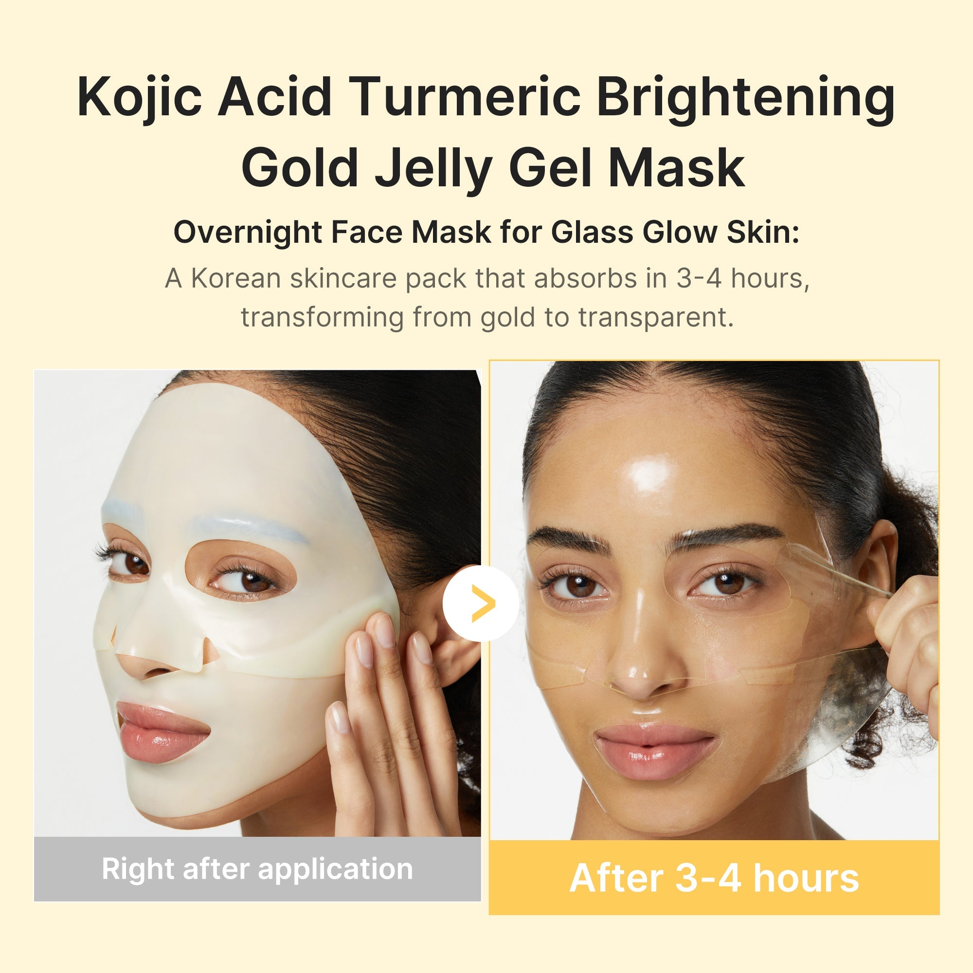 Kojic Acid Turmeric Gold Jelly Gel Mask - Daily Care Elevated
