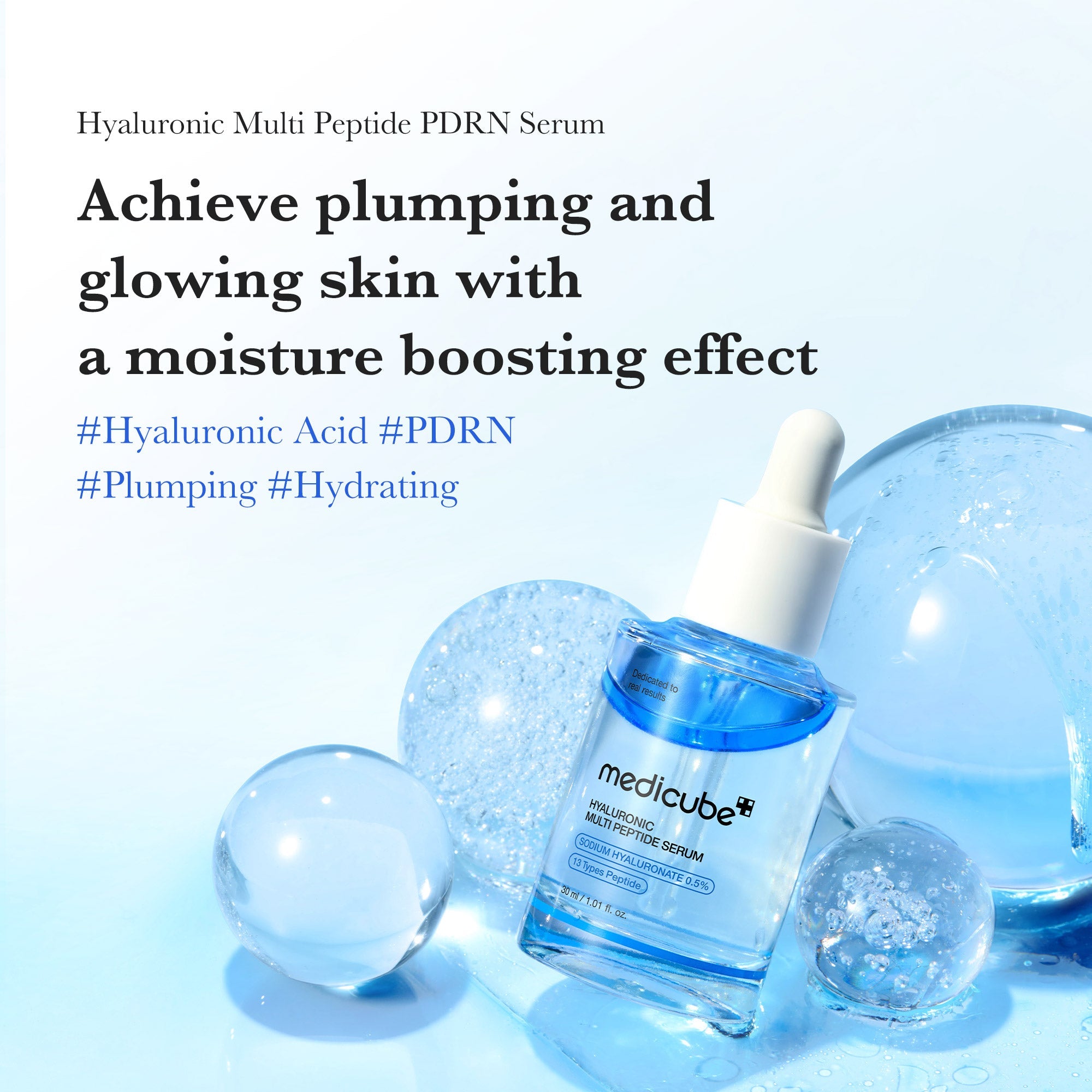 Hyaluronic Multi Peptide PDRN Serum - Luxe Medicube Care
