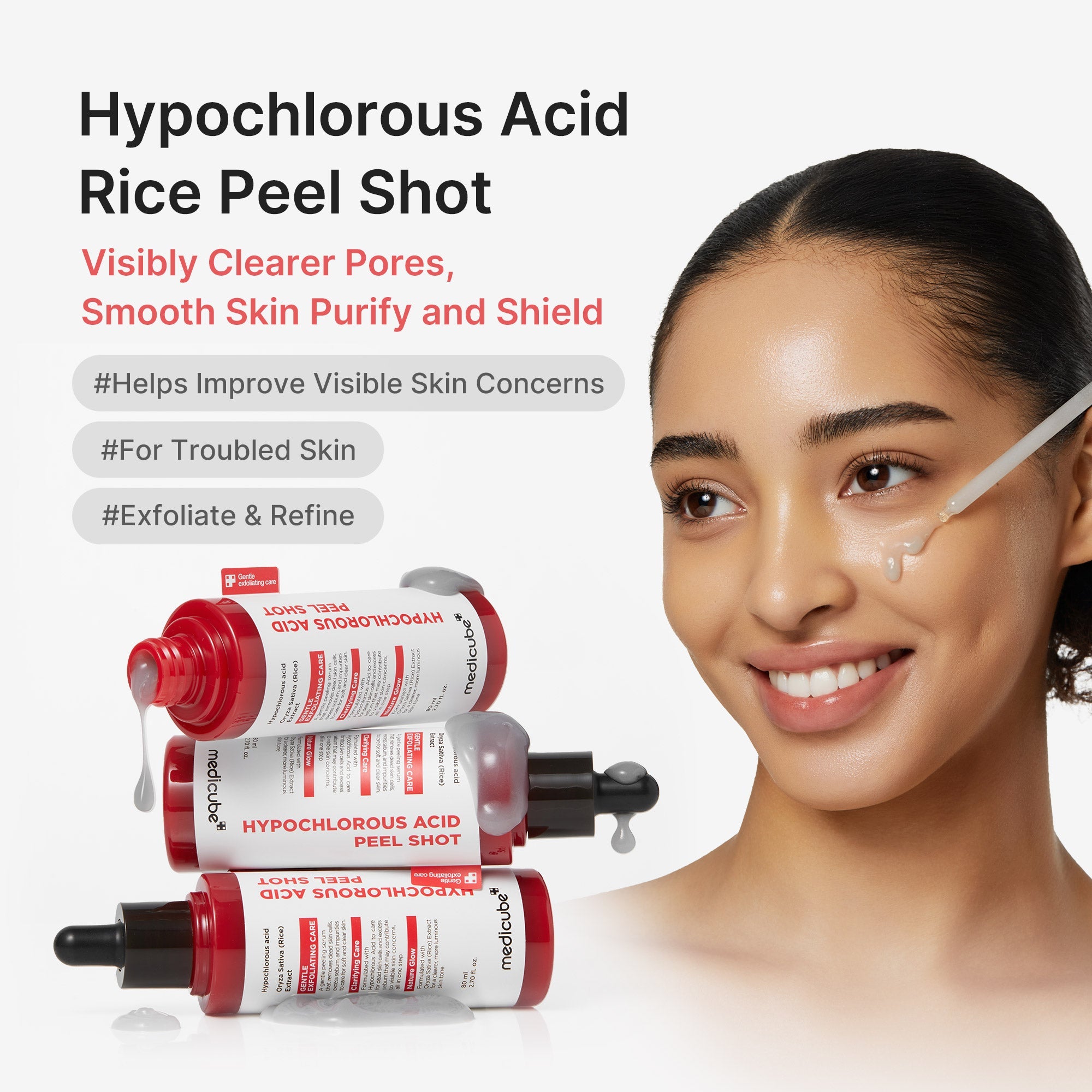 [GIFT] Hypochlorous Acid Rice Peel Shot - Routine with Medicube