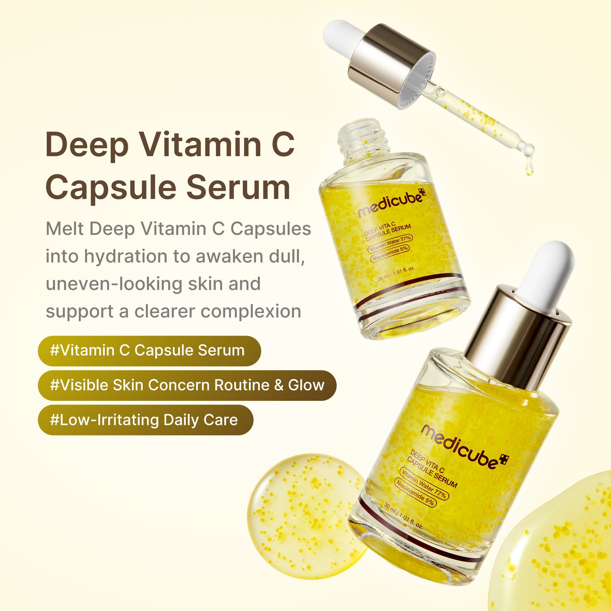 Deep Vitamin C Capsule Serum - The Refined Skin Edit