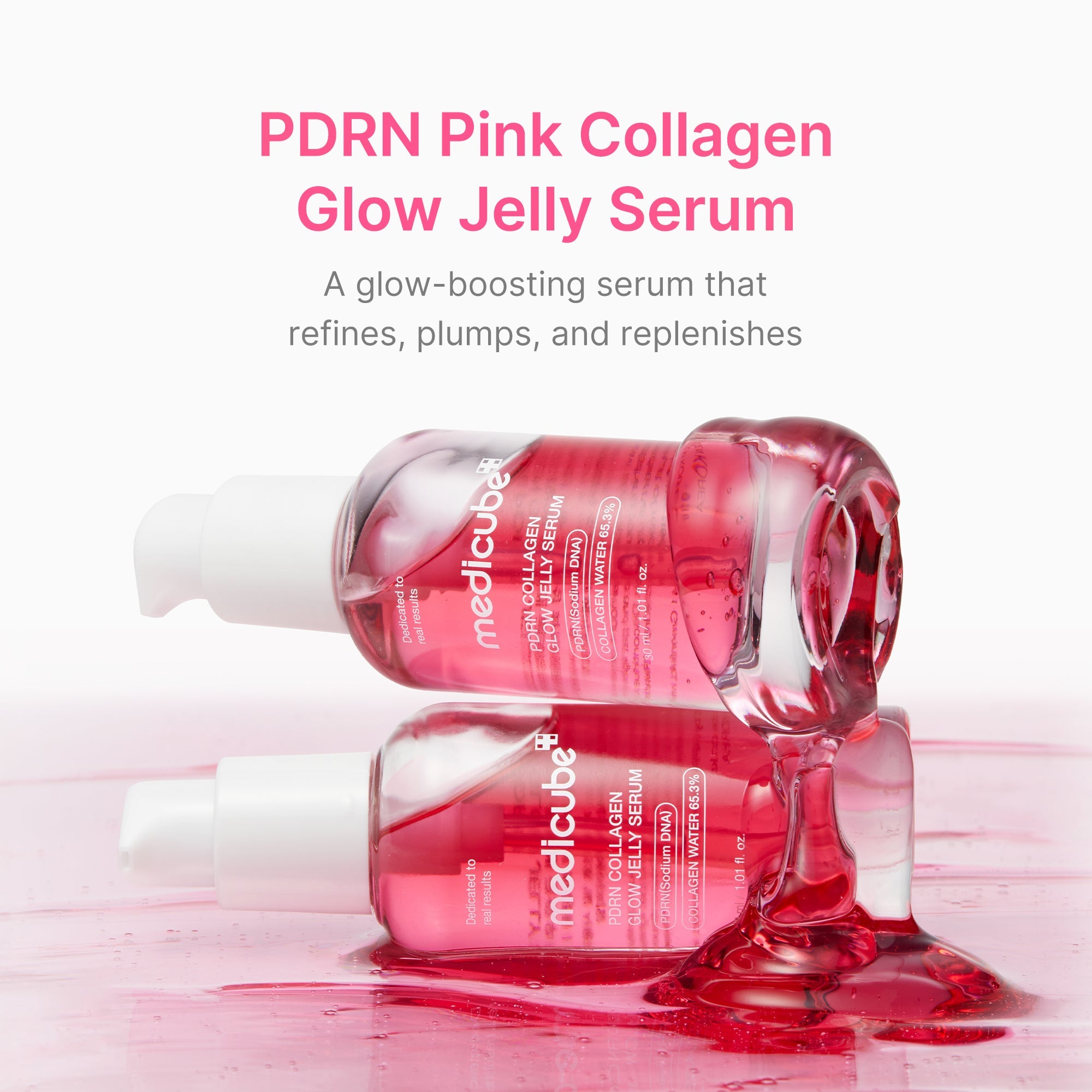 PDRN Pink Collagen Glow Jelly Serum - Beautiful K Beauty Routine