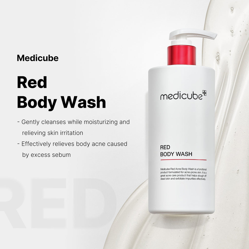Red Body Wash - A Better Face Routine