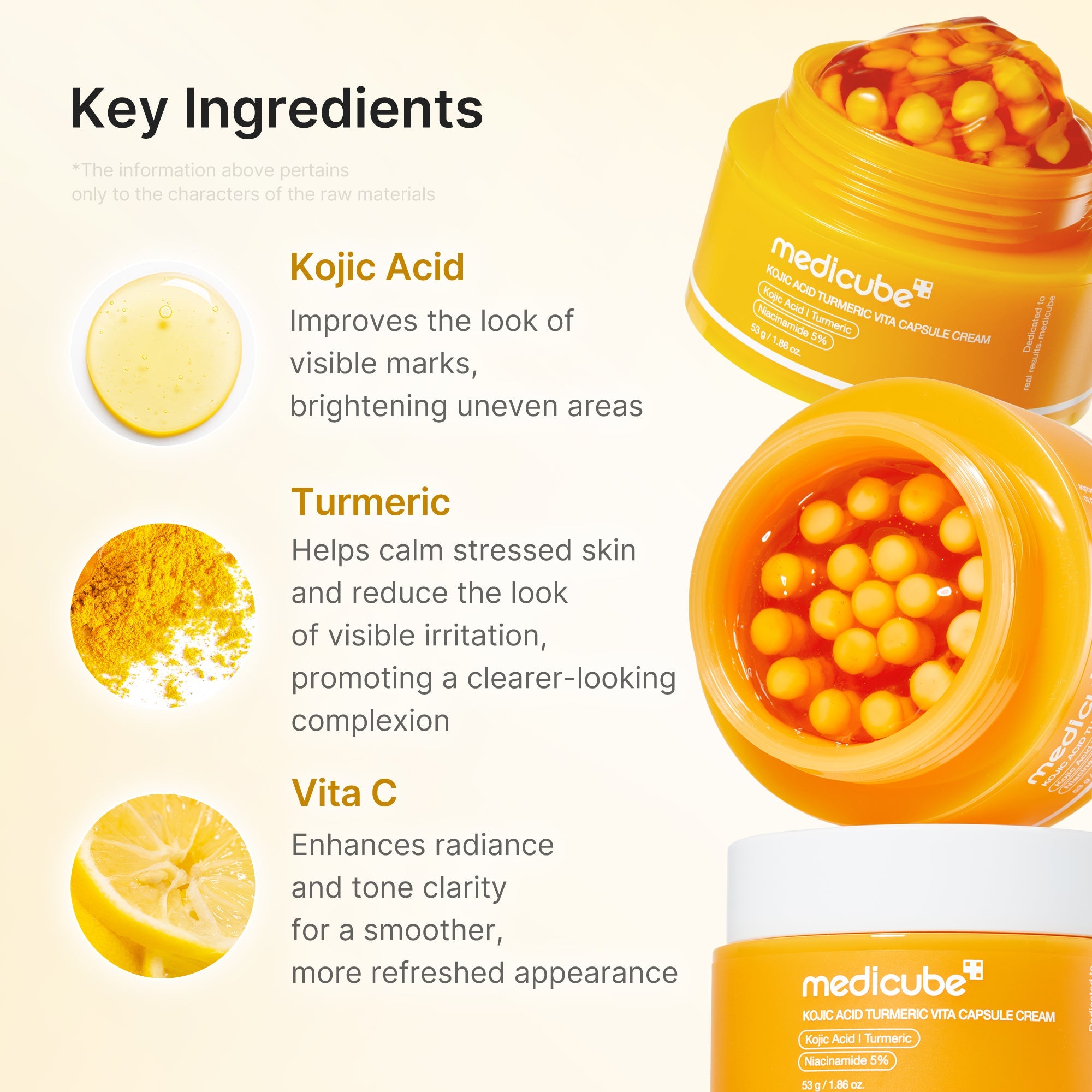 Kojic Acid Turmeric Vita Capsule Cream - Modern Feel Daily