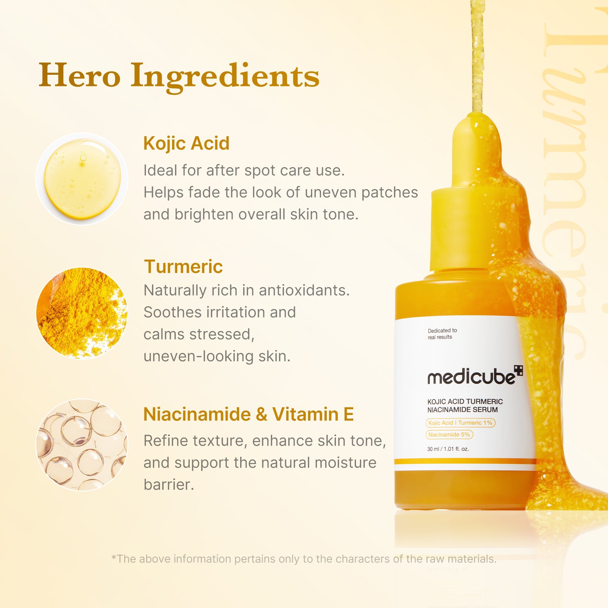 Kojic Acid Turmeric Capsule Serum - For Better Medicube Days