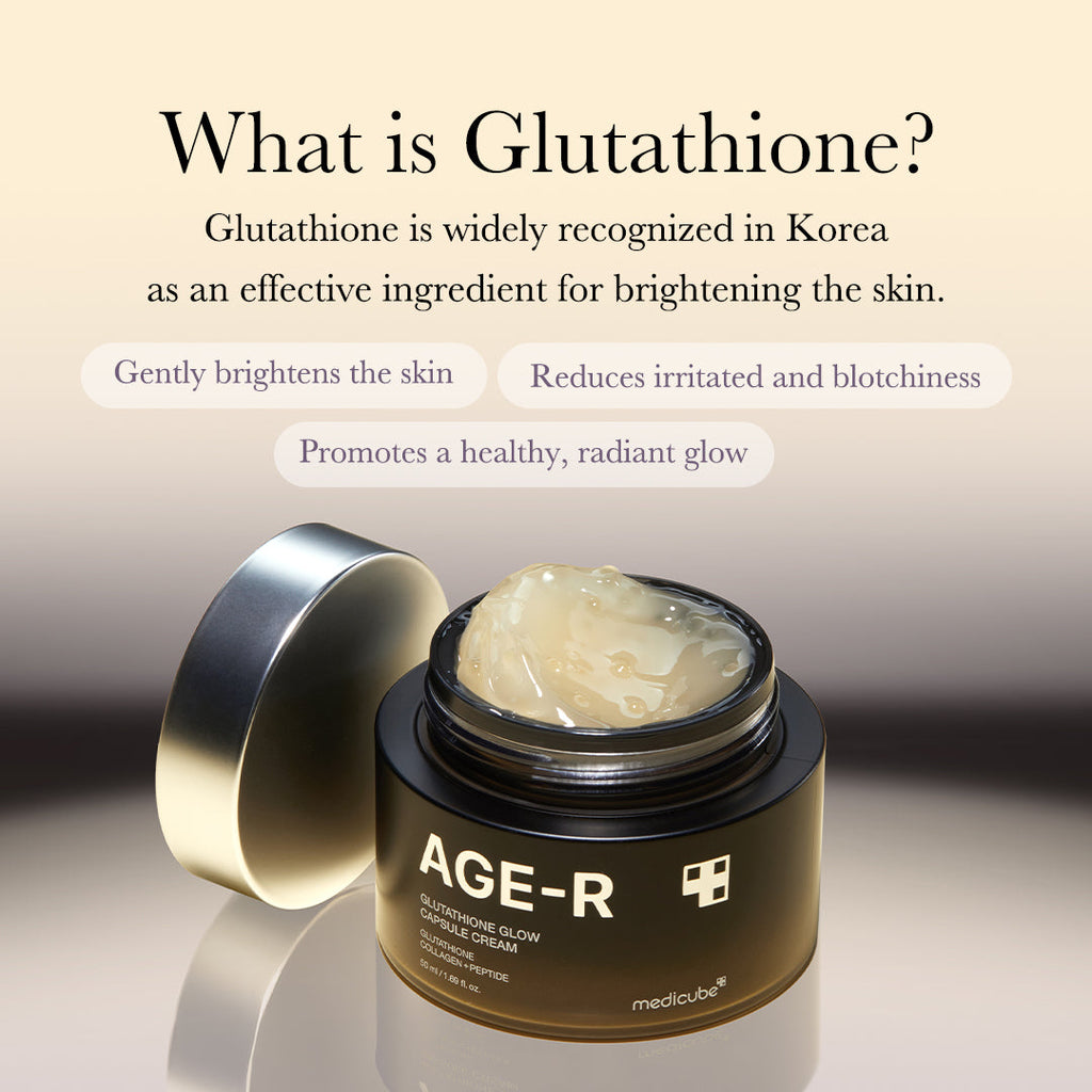 AGE-R Glutathione Glow Capsule Cream - Clean Feel Routine