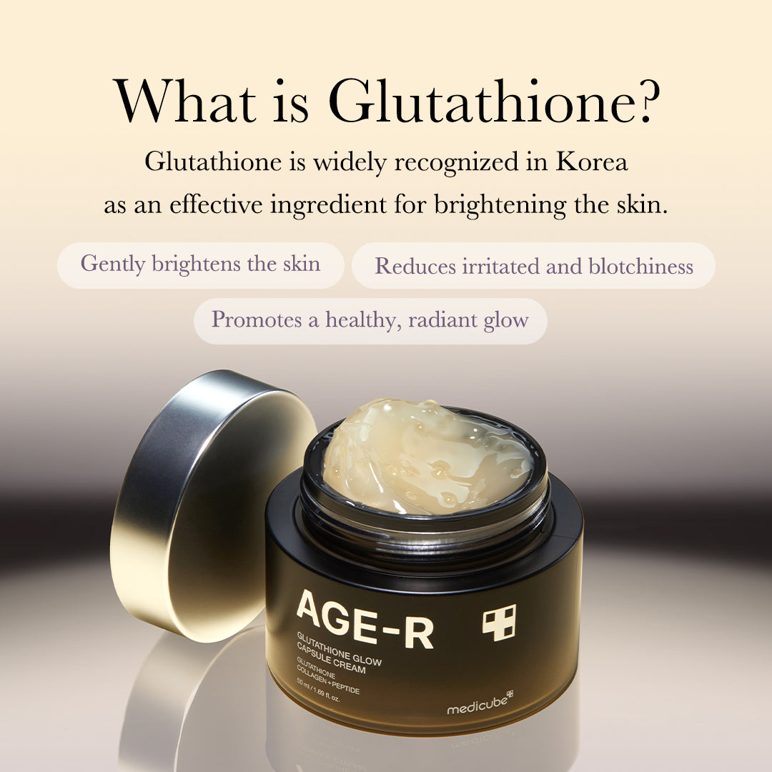 AGE-R Glutathione Glow Capsule Cream - Clean Feel Routine