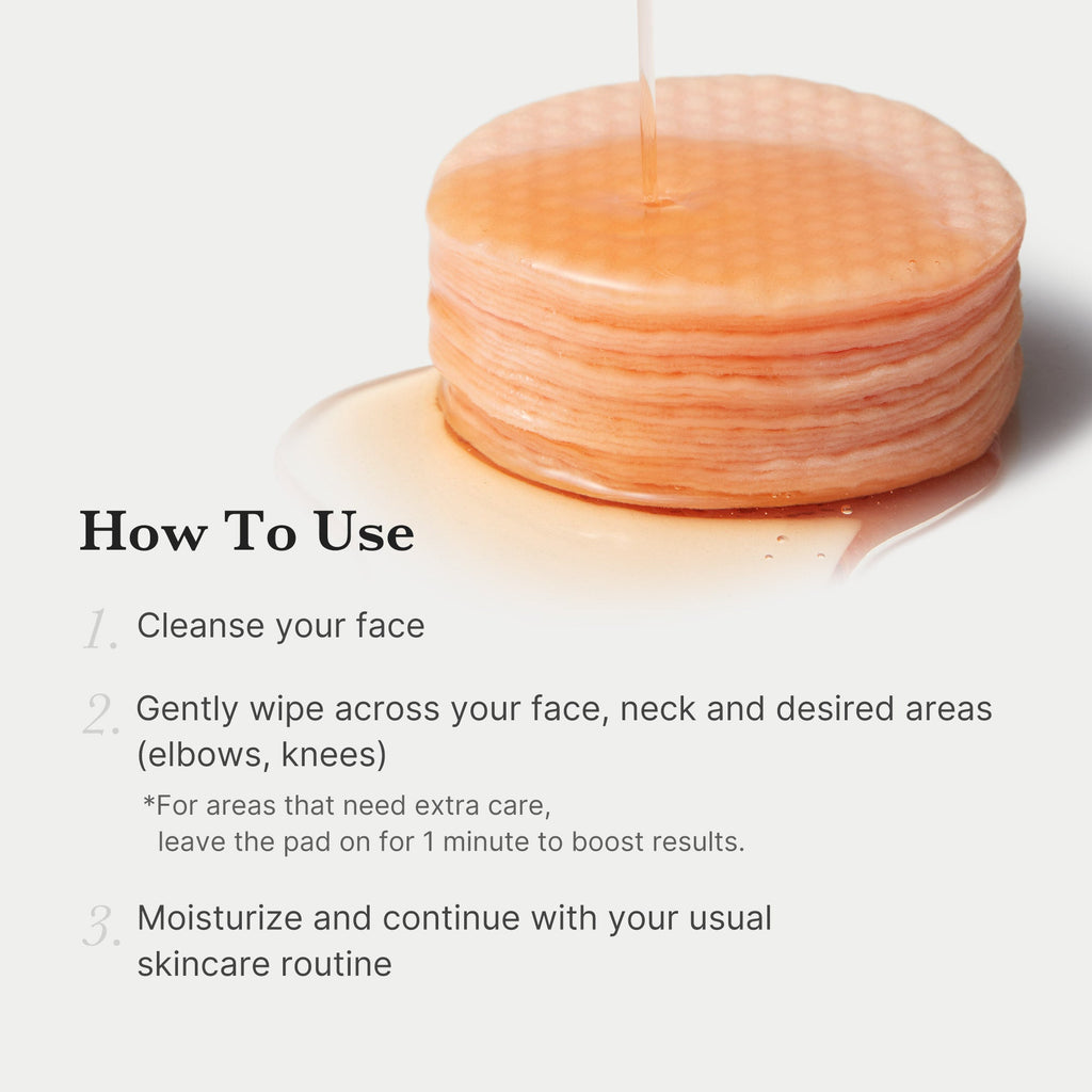Red Succinic Acid Panthenol Pads - Elevated K Beauty