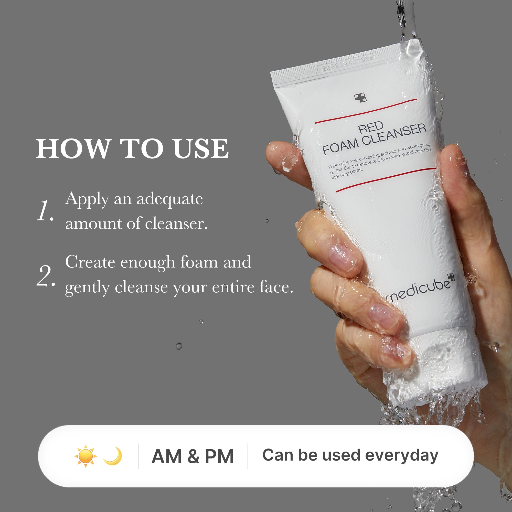 Red Foam Cleanser - Elevated Daily Glow
