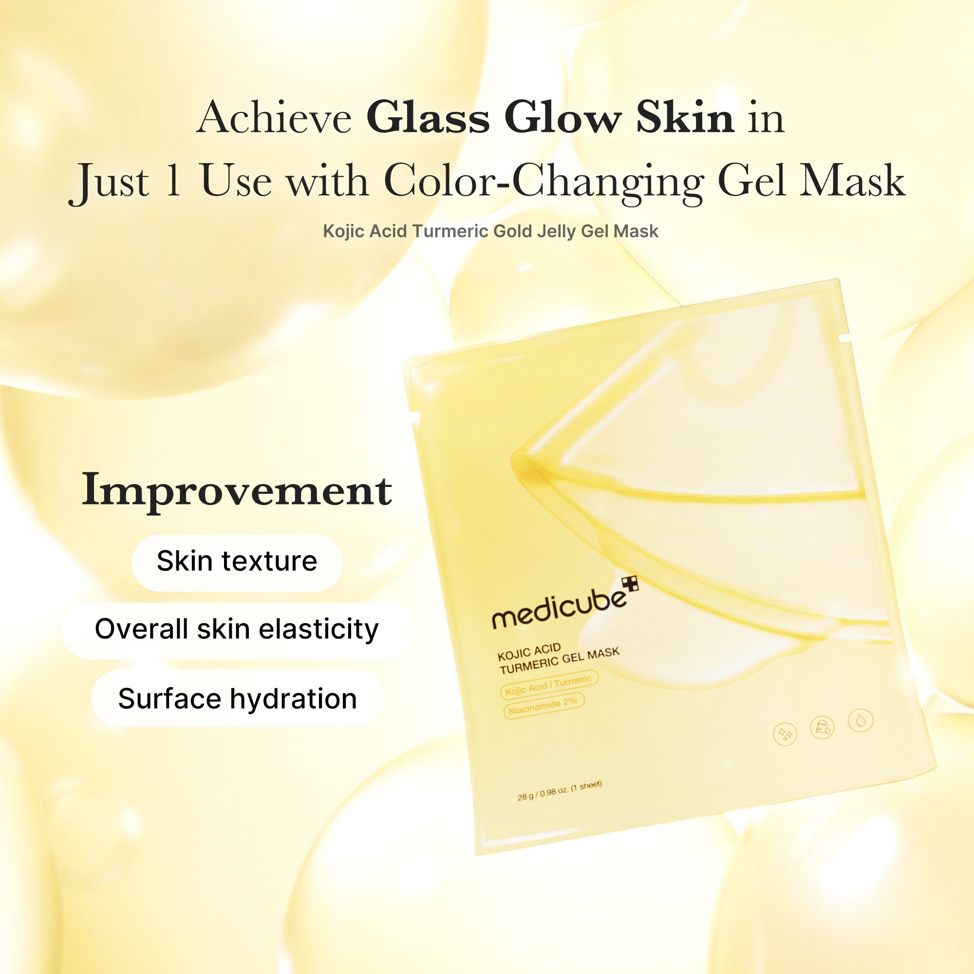 [Subscr.] Kojic Acid Turmeric Gold Jelly Gel Mask - Care Made Modern