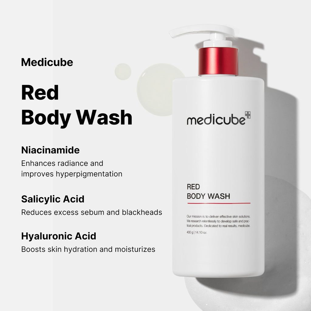 Red Body Wash - A Better Face Routine