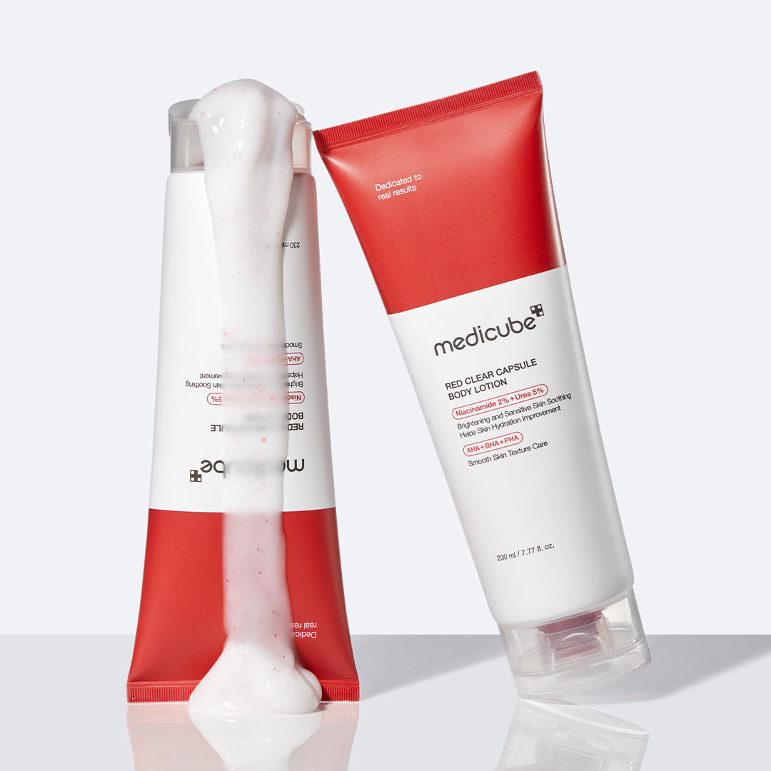 Red Clear Capsule Body Lotion - Modernize Your Face Care