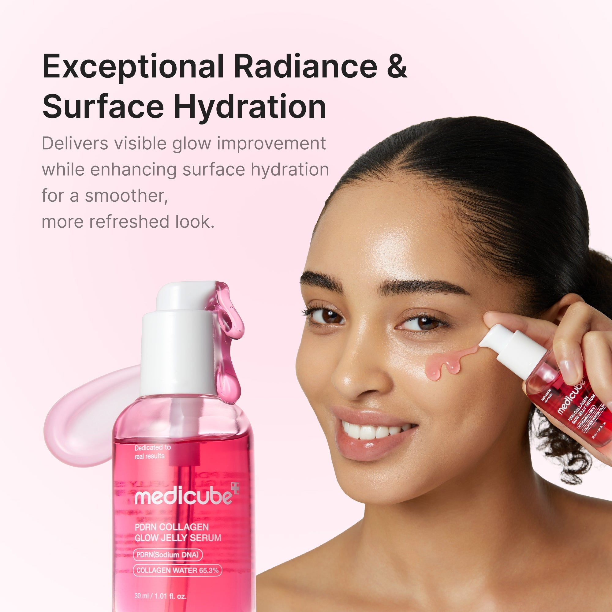 PDRN Pink Collagen Glow Jelly Serum - Beautiful K Beauty Routine
