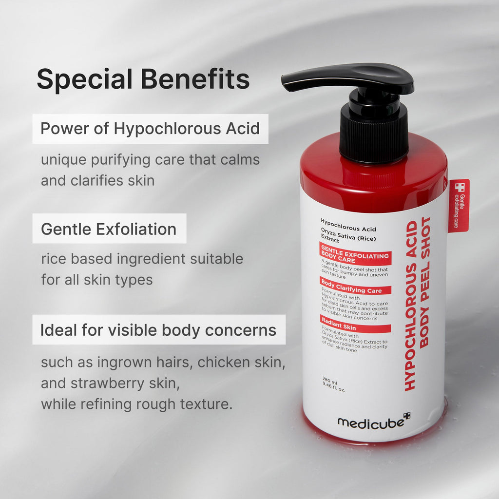 Hypochlorous Acid Rice Body Peel Shot - Refine Your Glow