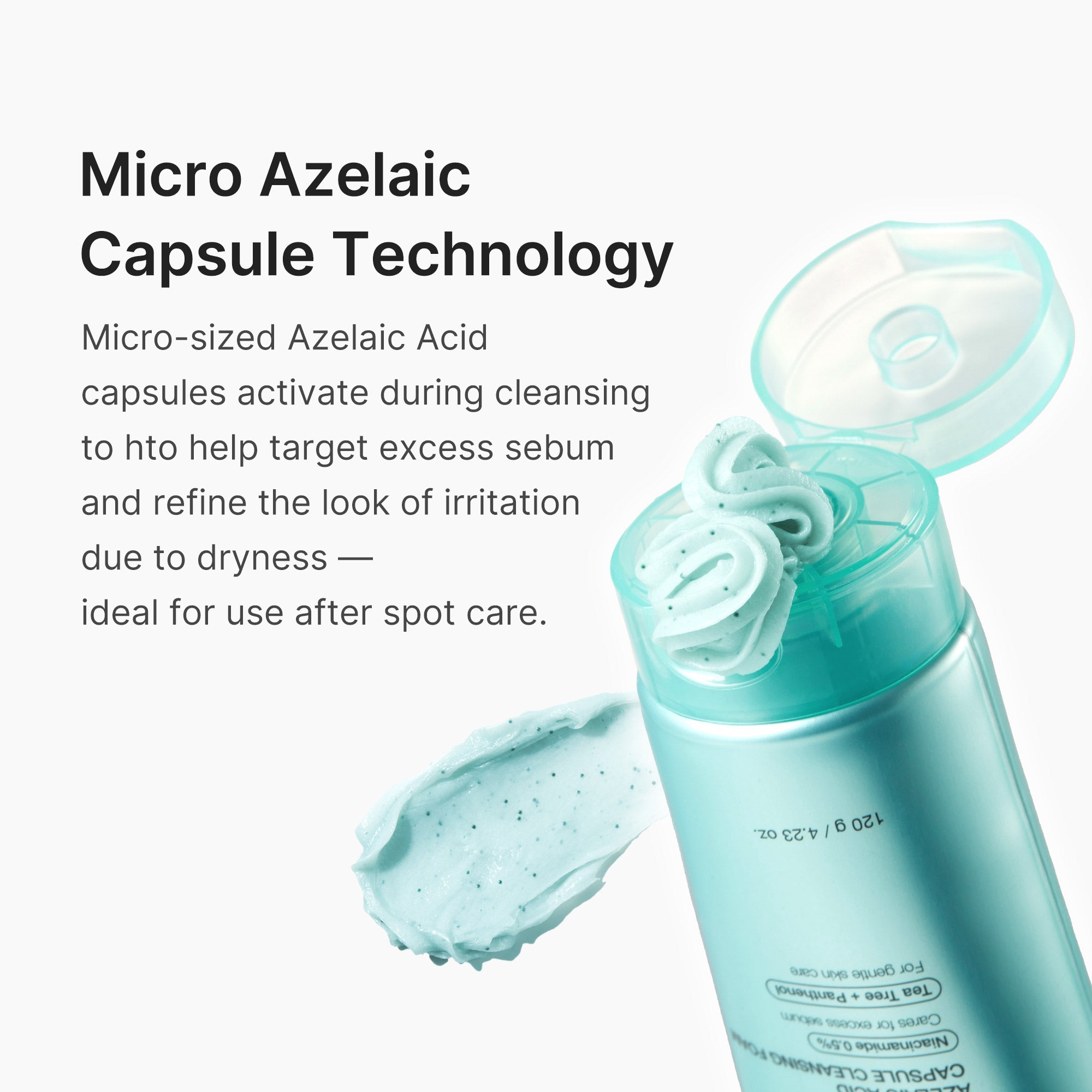 Azelaic Acid Capsule Foam Cleanser - Smooth Medicube Style