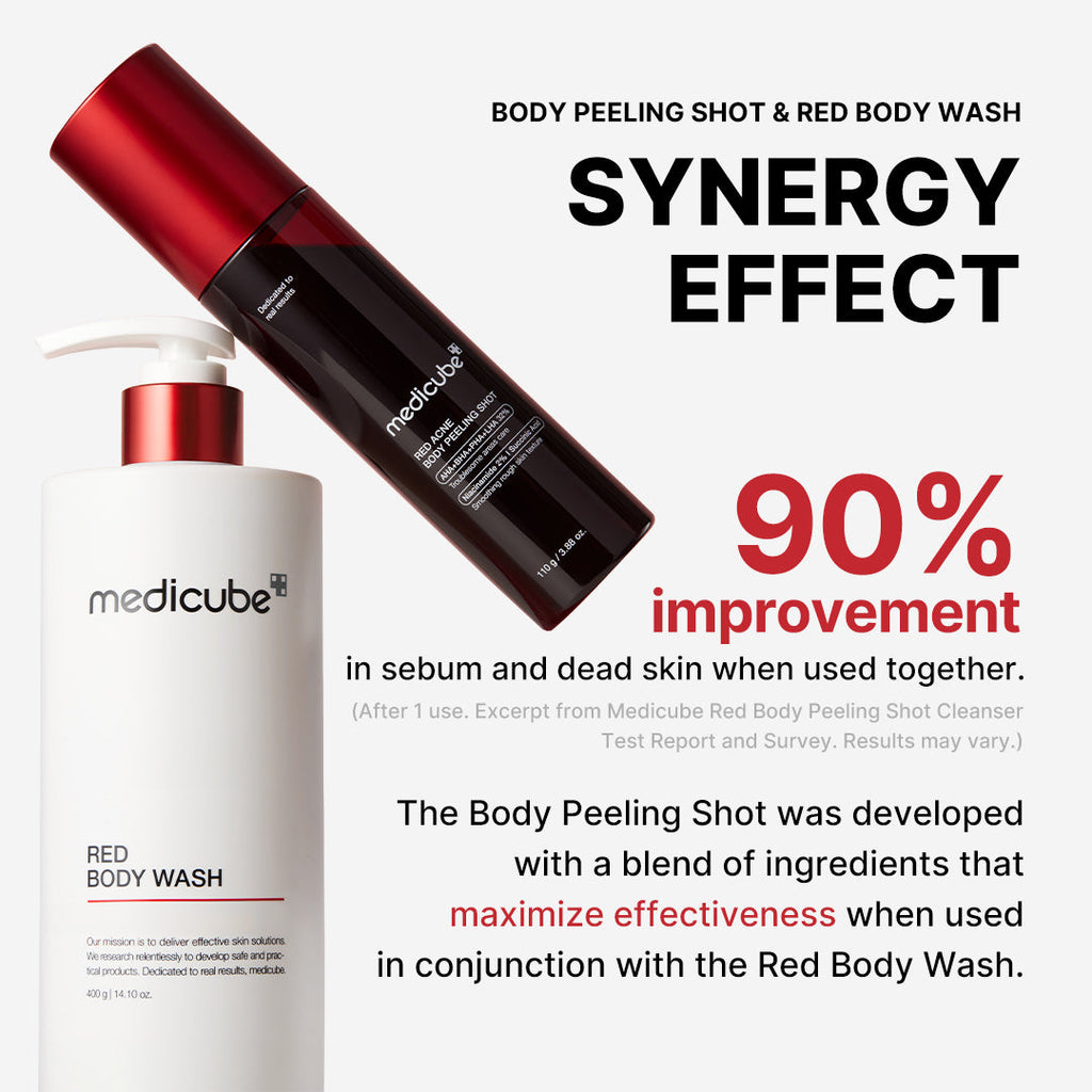 Red Body Peeling Shot Cleanser - Refresh Refined