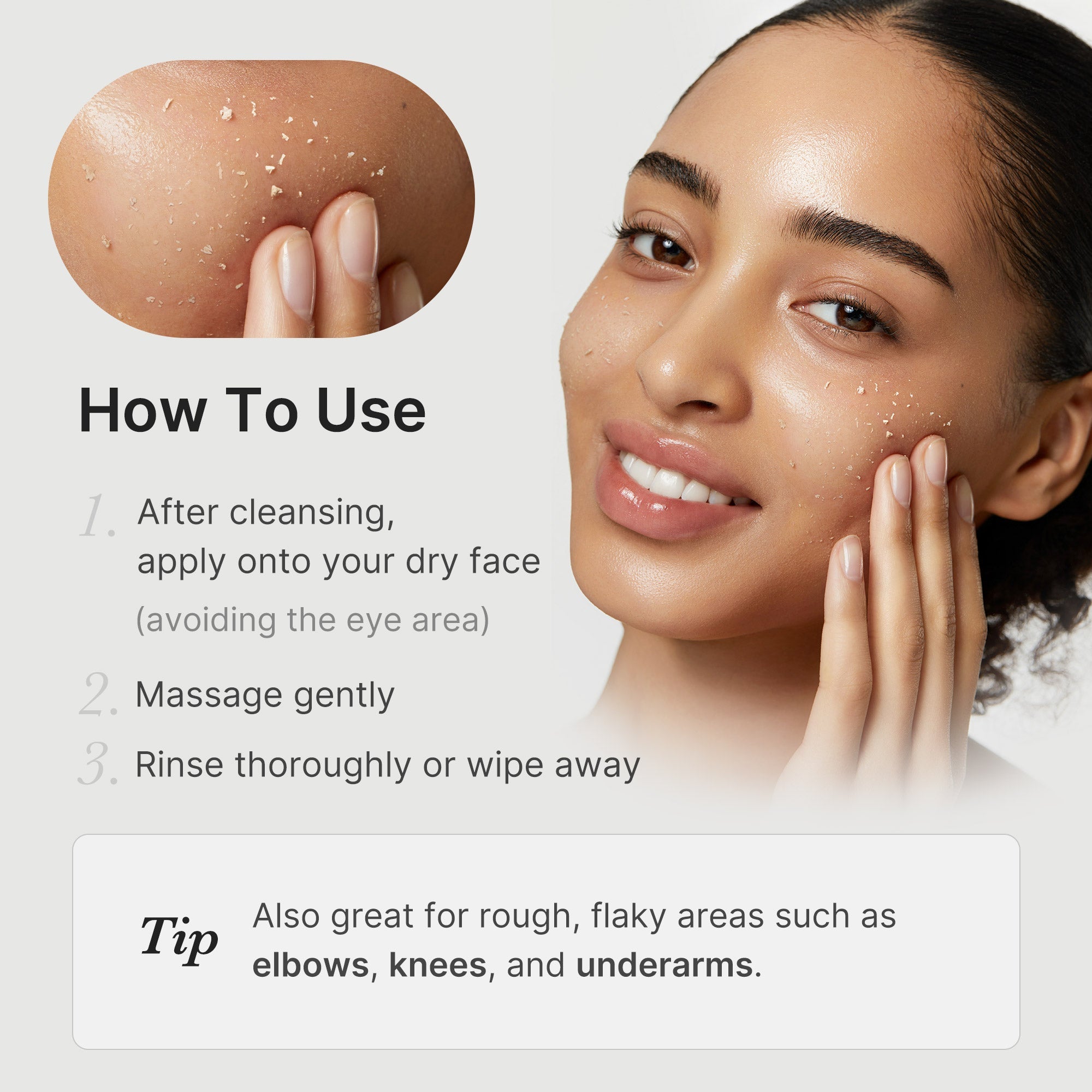 Hypochlorous Acid Rice Peel Shot - Smooth Skin Care in Hand