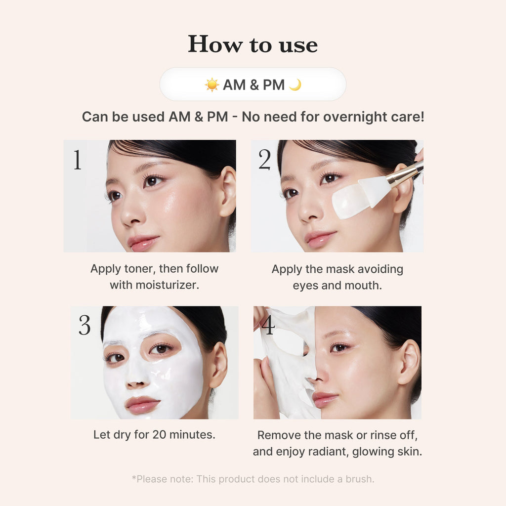 [Subscr.] Collagen Milky Glow Daytime Wrapping Mask - Night Care with Style