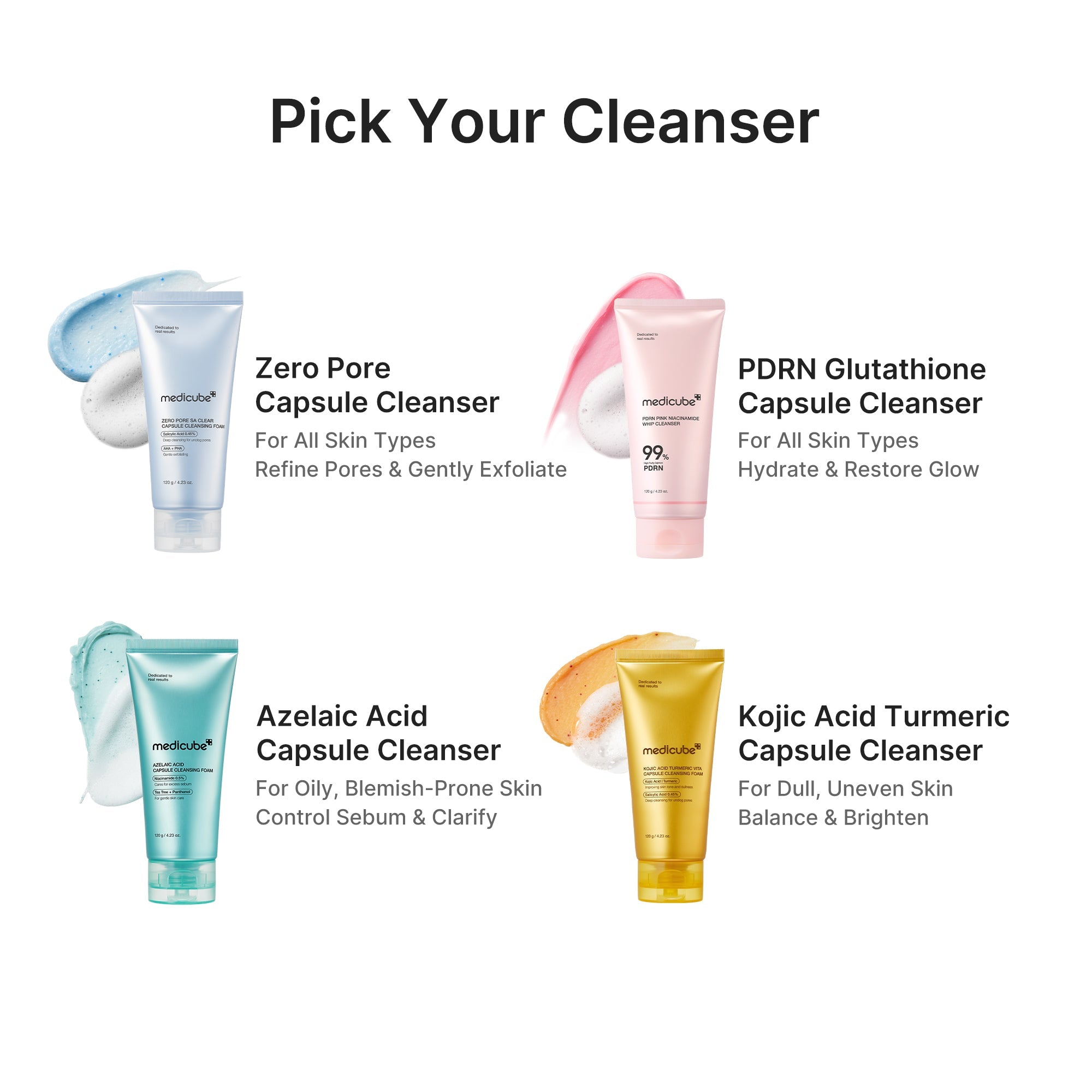 Kojic Acid Turmeric Vita Capsule Foam Cleanser - Modern Glow Essential