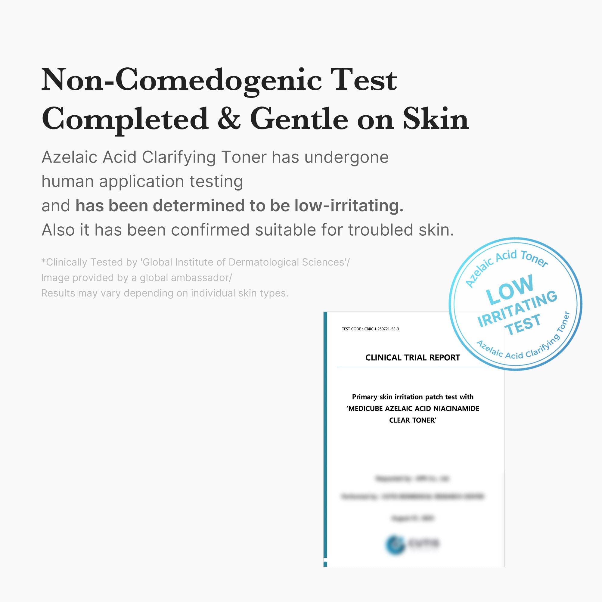 Azelaic Acid Niacinamide Clarifying Toner - Medicube Routine Pick