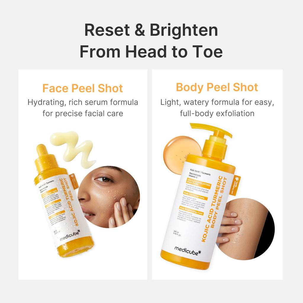 Kojic Acid Turmeric Peel Shot - For Thoughtful K Beauty