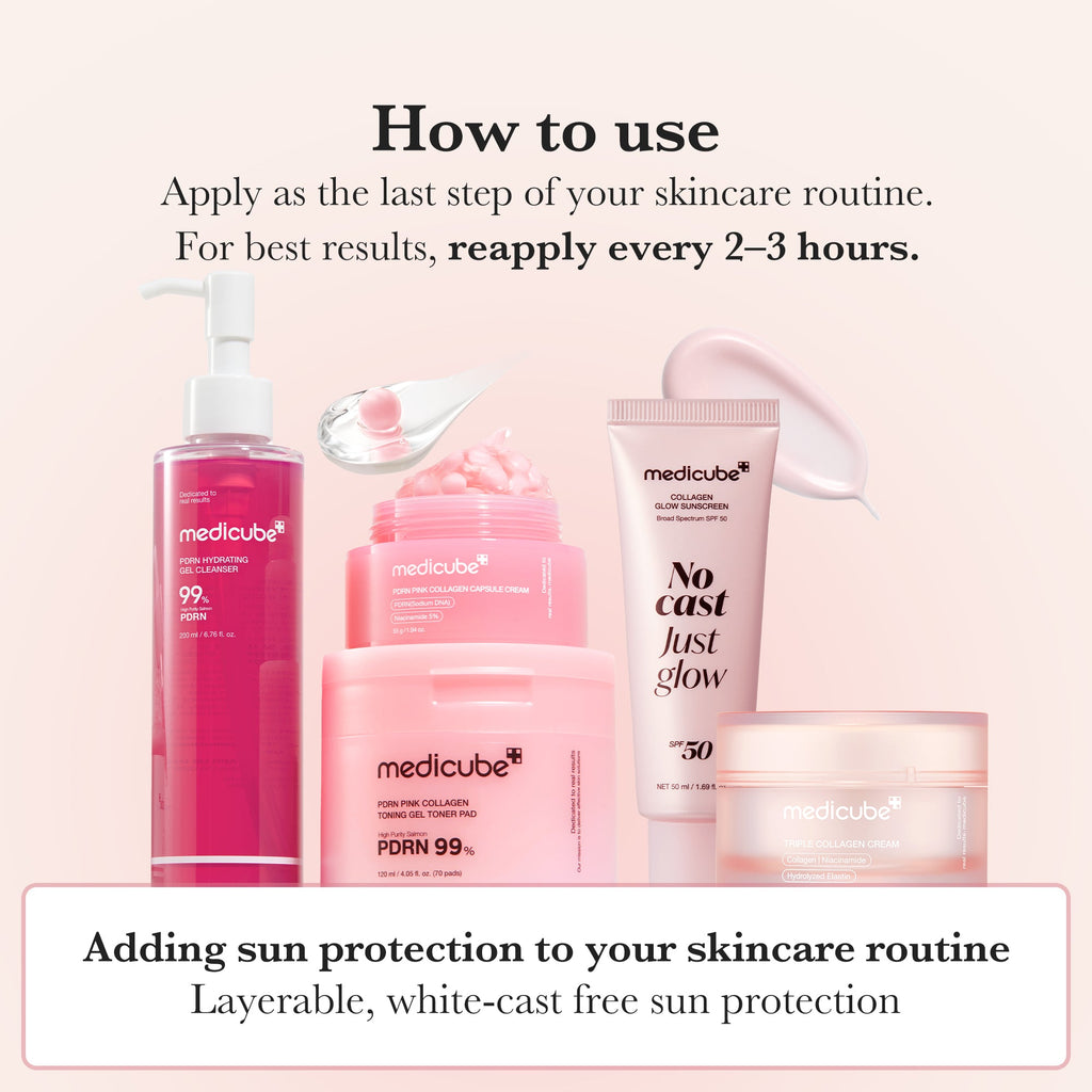 [Subscr.] No Cast Just Glow Collagen Sunscreen - Modern Beauty Style