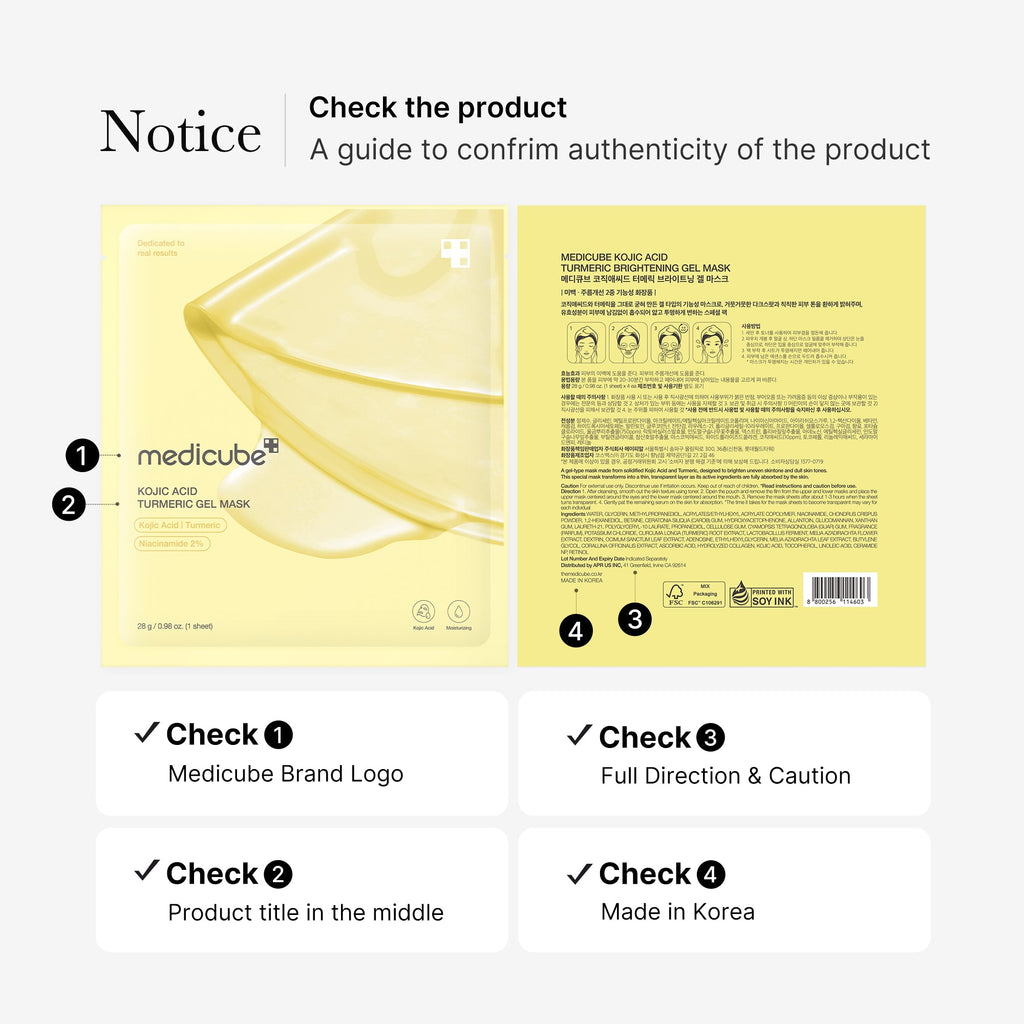 Kojic Acid Turmeric Gold Jelly Gel Mask - Daily Care Elevated