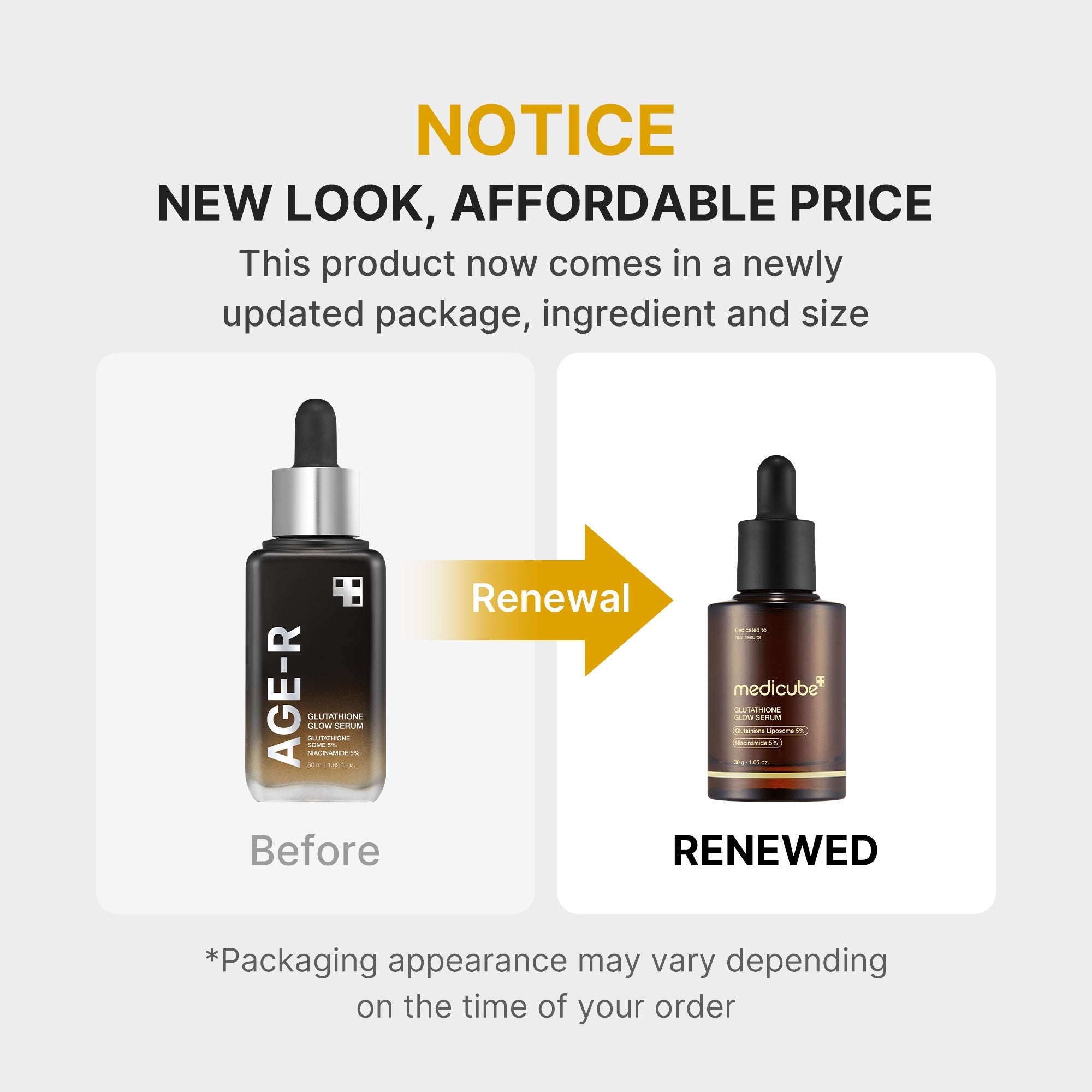 [GIFT] AGE-R Glutathione Glow Serum - Medicube Premium Daily