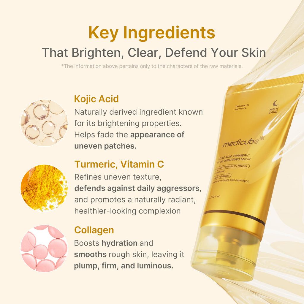 Kojic Acid Turmeric Overnight Wrapping Mask - Everyday Refined Care