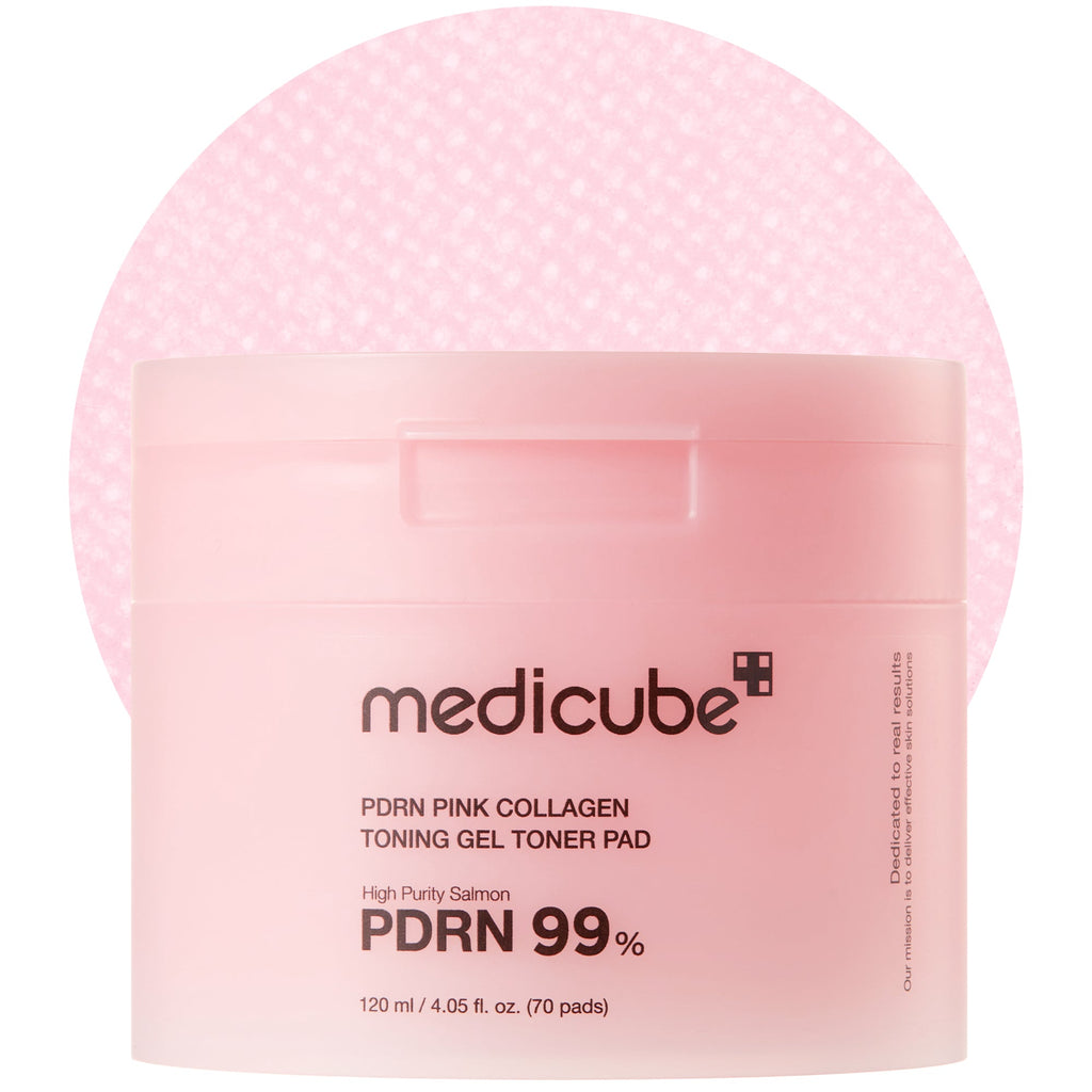 PDRN Pink Collagen Gel Toner Pad - Clean Feel Glow