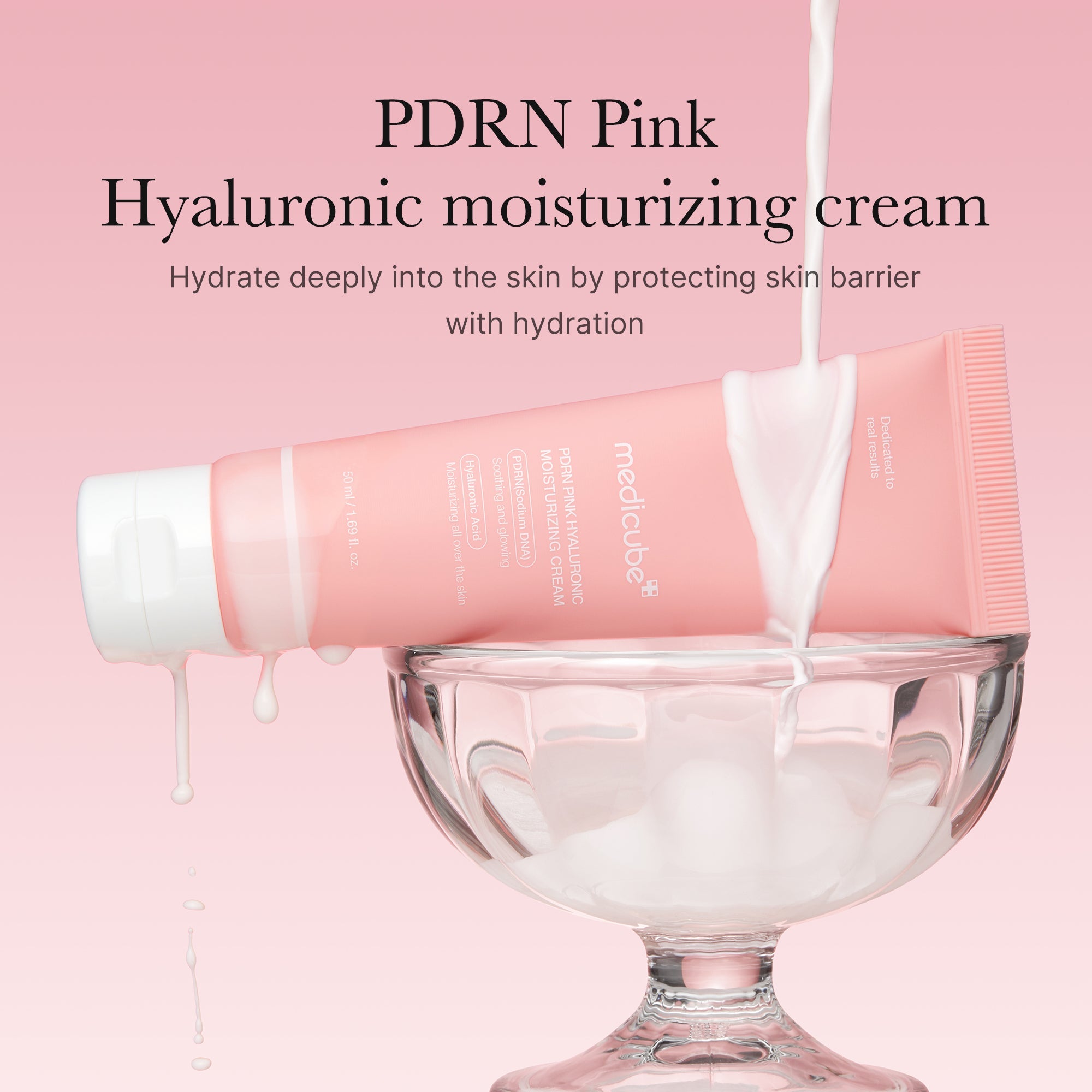 [GIFT] PDRN Pink Peptide Cream - Clean Medicube Routine