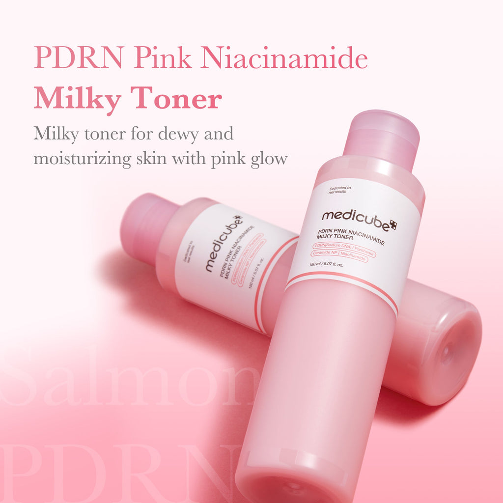 PDRN Pink Niacinamide Milky Toner - Designed for Morning Care
