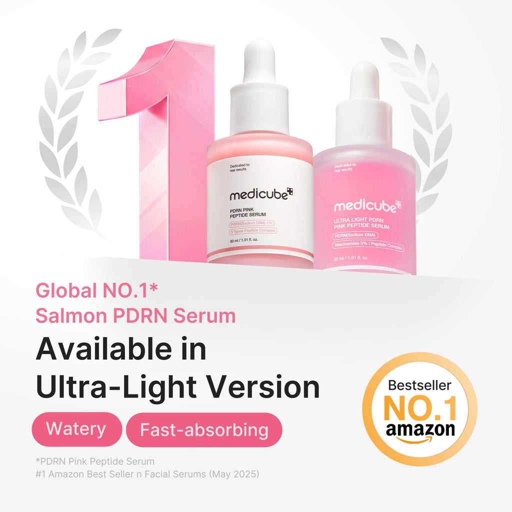 Ultra Light PDRN Pink Peptide Serum - Subtle Glow Style