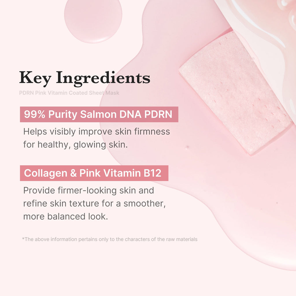 [Subscr.] PDRN Pink Vita Coating Sheet Mask - A Smarter Beauty Routine