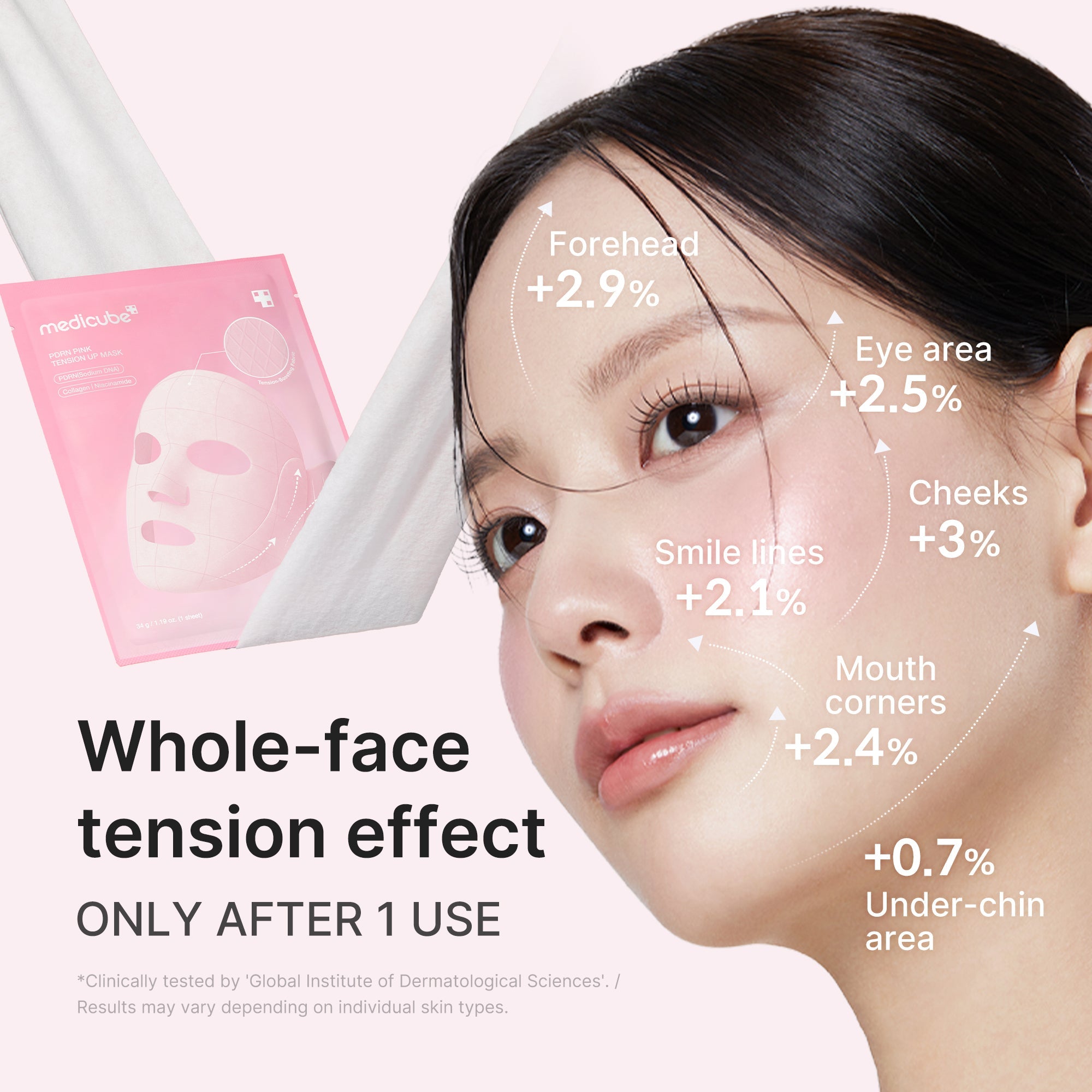 PDRN Pink Tension Up Mask - Stylish Face Care