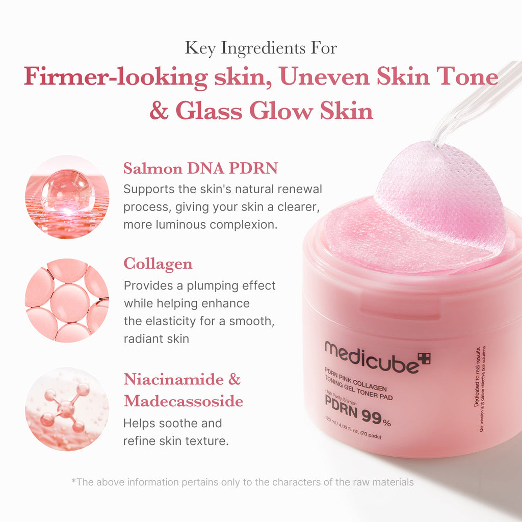 [GIFT] PDRN Pink Collagen Gel Toner Pad - The Elevated Medicube