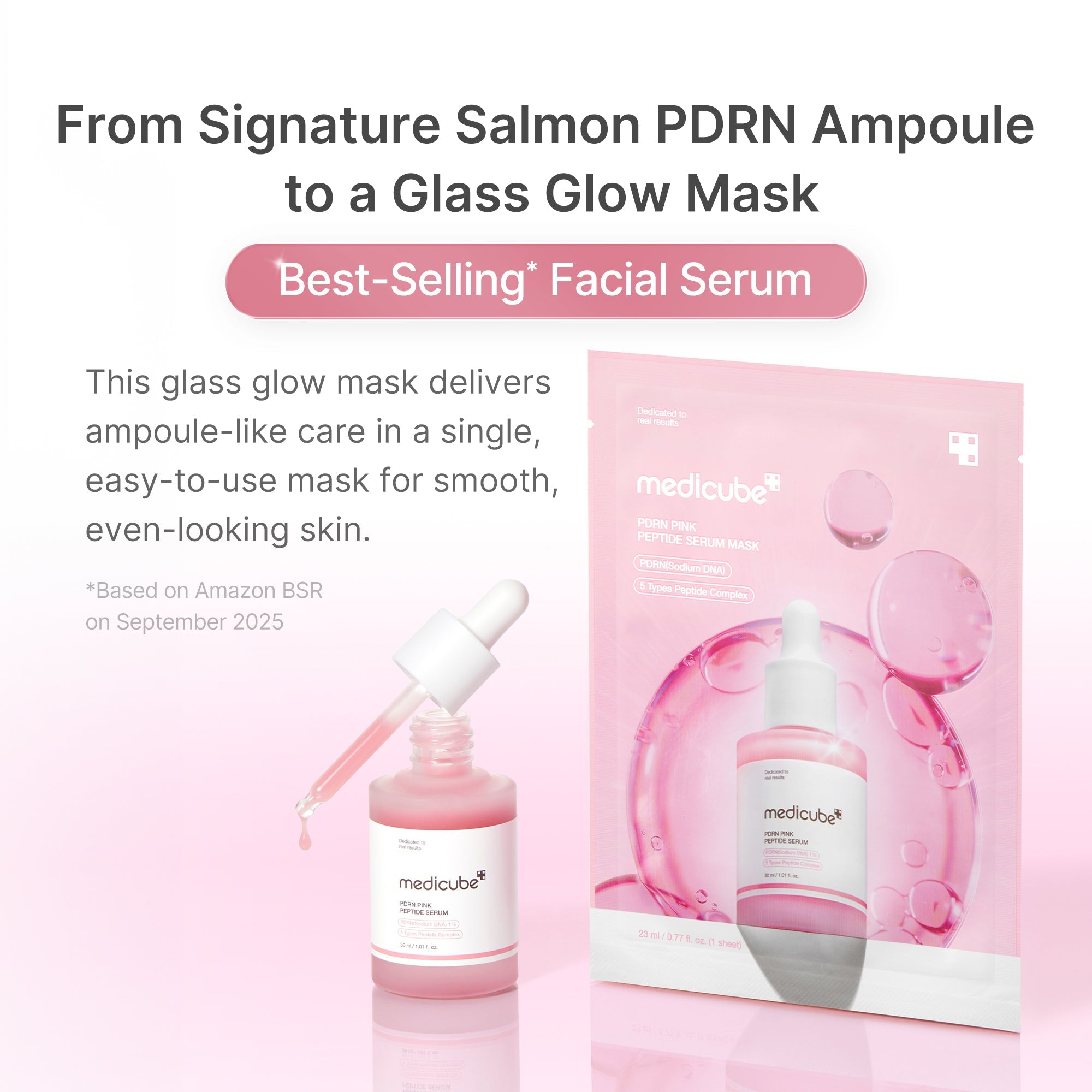 PDRN Pink Peptide Ampoule Mask - Refresh Refined