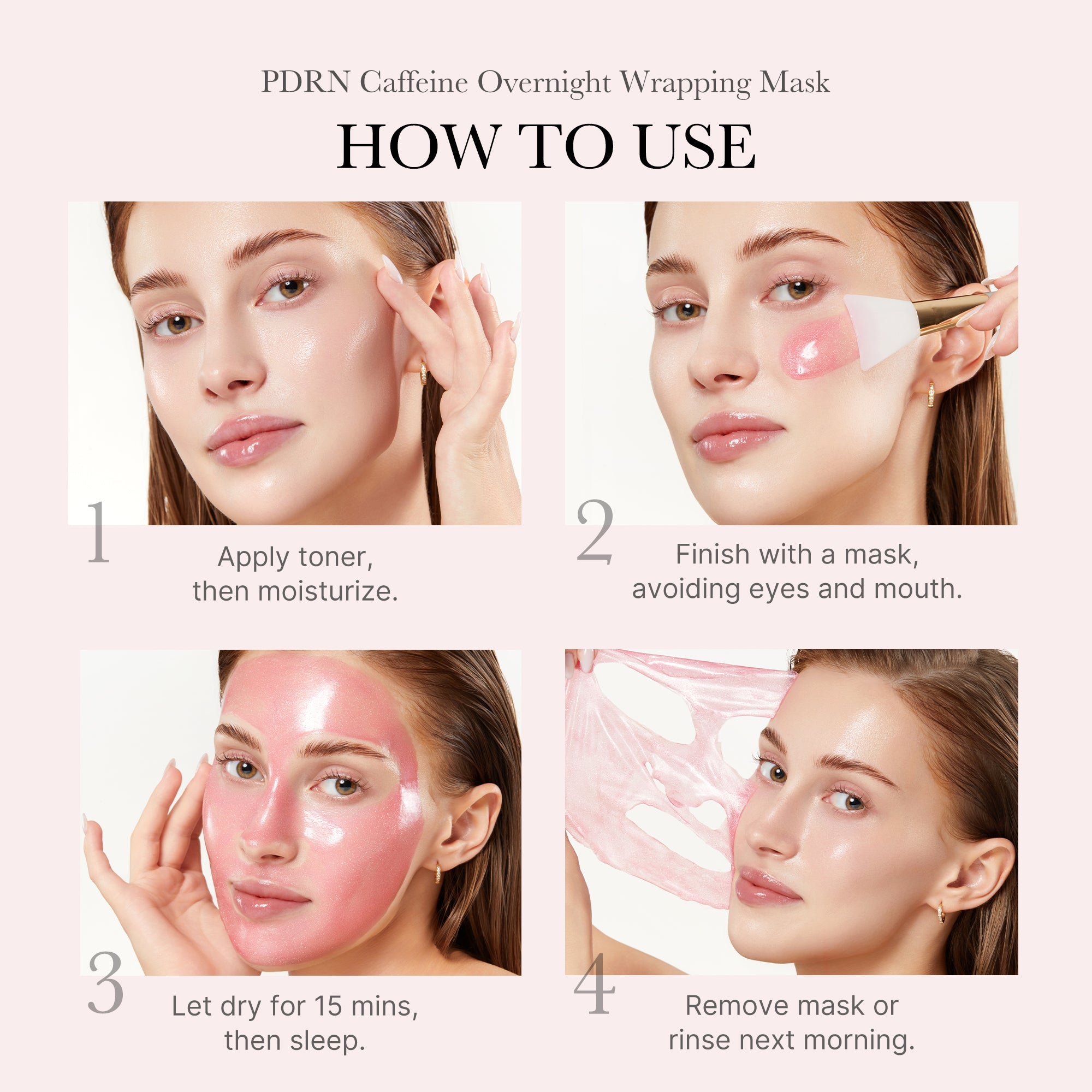 [Subscr.] PDRN Pink Caffeine Overnight Wrapping Mask - Glow Modern