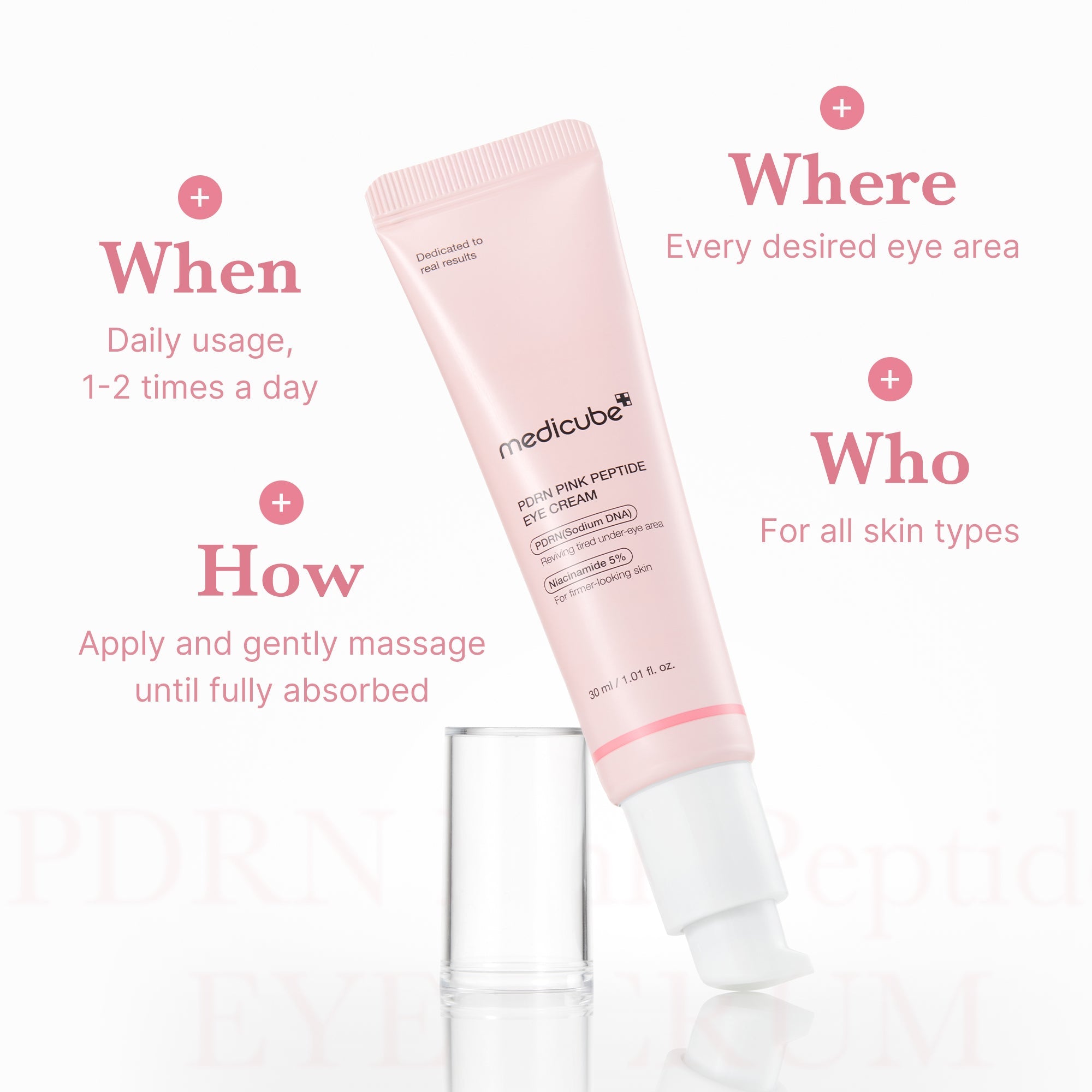 [Subscr.] PDRN Pink Peptide Eye Cream - For Better Daily Glow