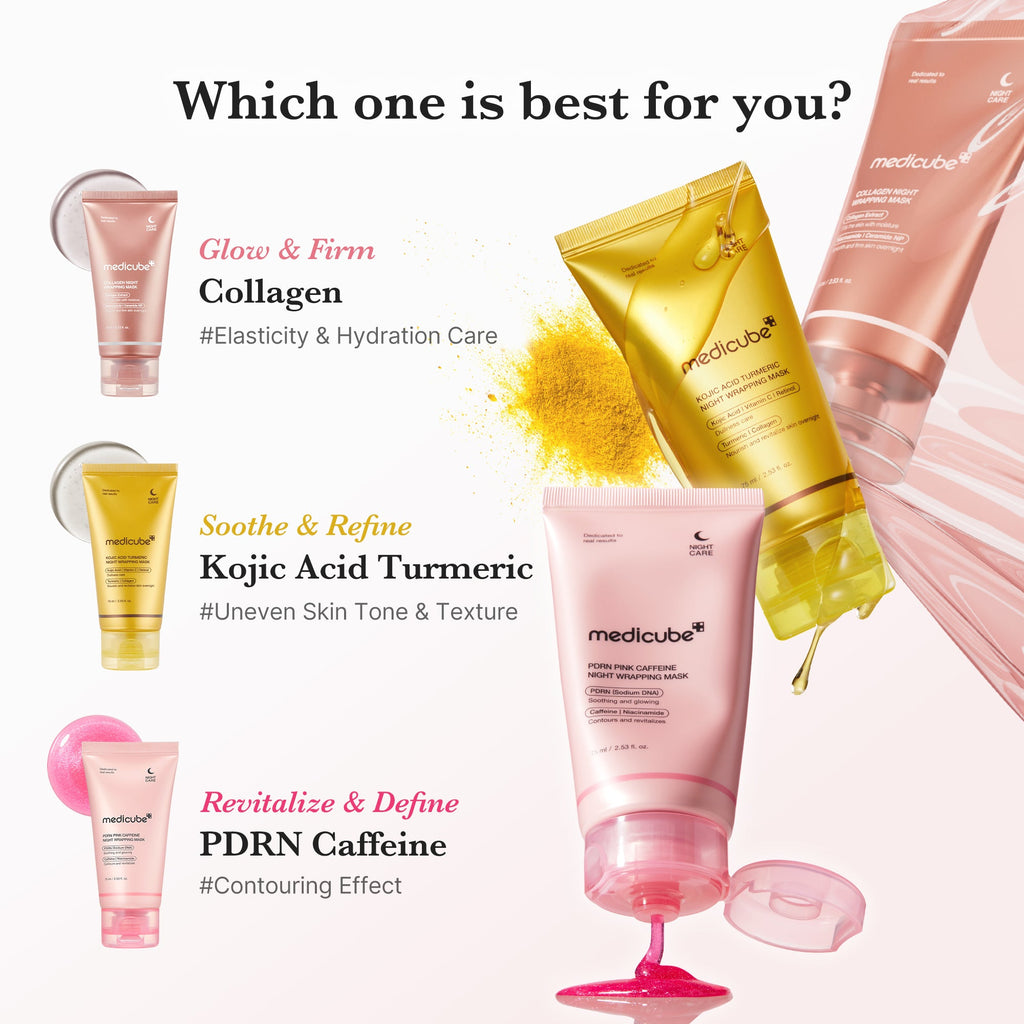 PDRN Pink Caffeine Overnight Wrapping Mask - Glow Care Upgraded