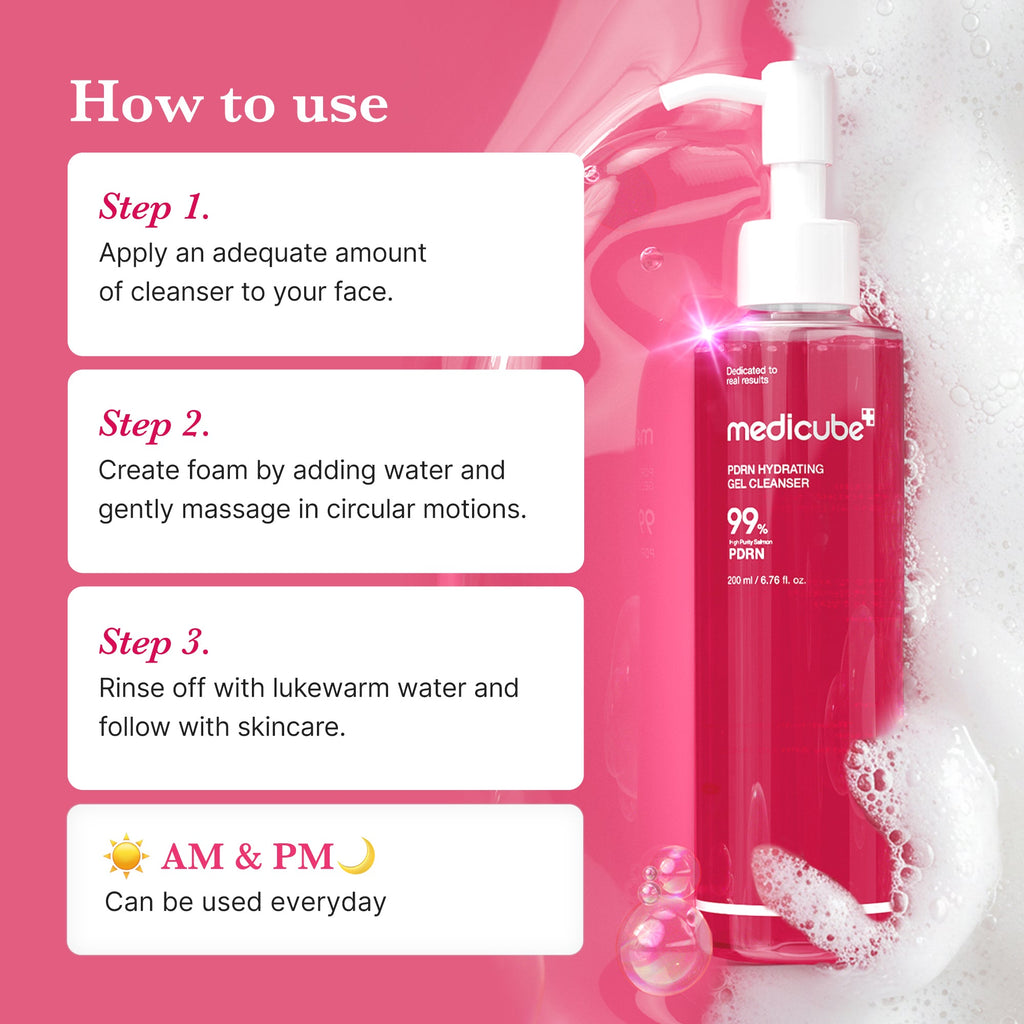 PDRN Pink Gel Cleanser - Made for Premium Beauty Care