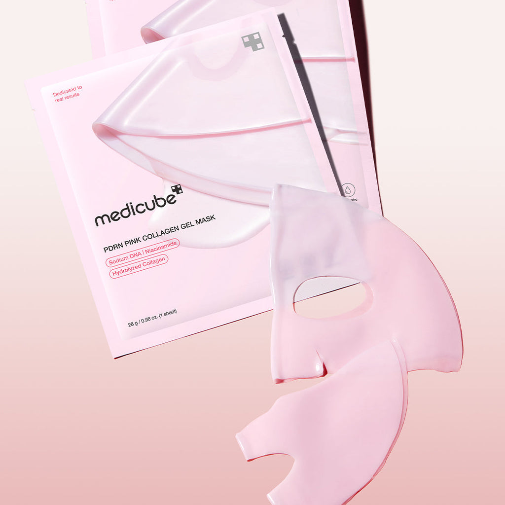 Salmon PDRN Pink Collagen Jelly Gel Mask - Stylish Medicube Routine