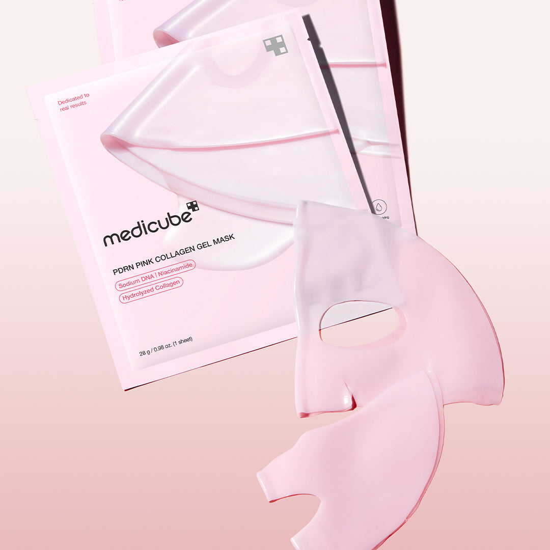 Salmon PDRN Pink Collagen Jelly Gel Mask - Stylish Medicube Routine