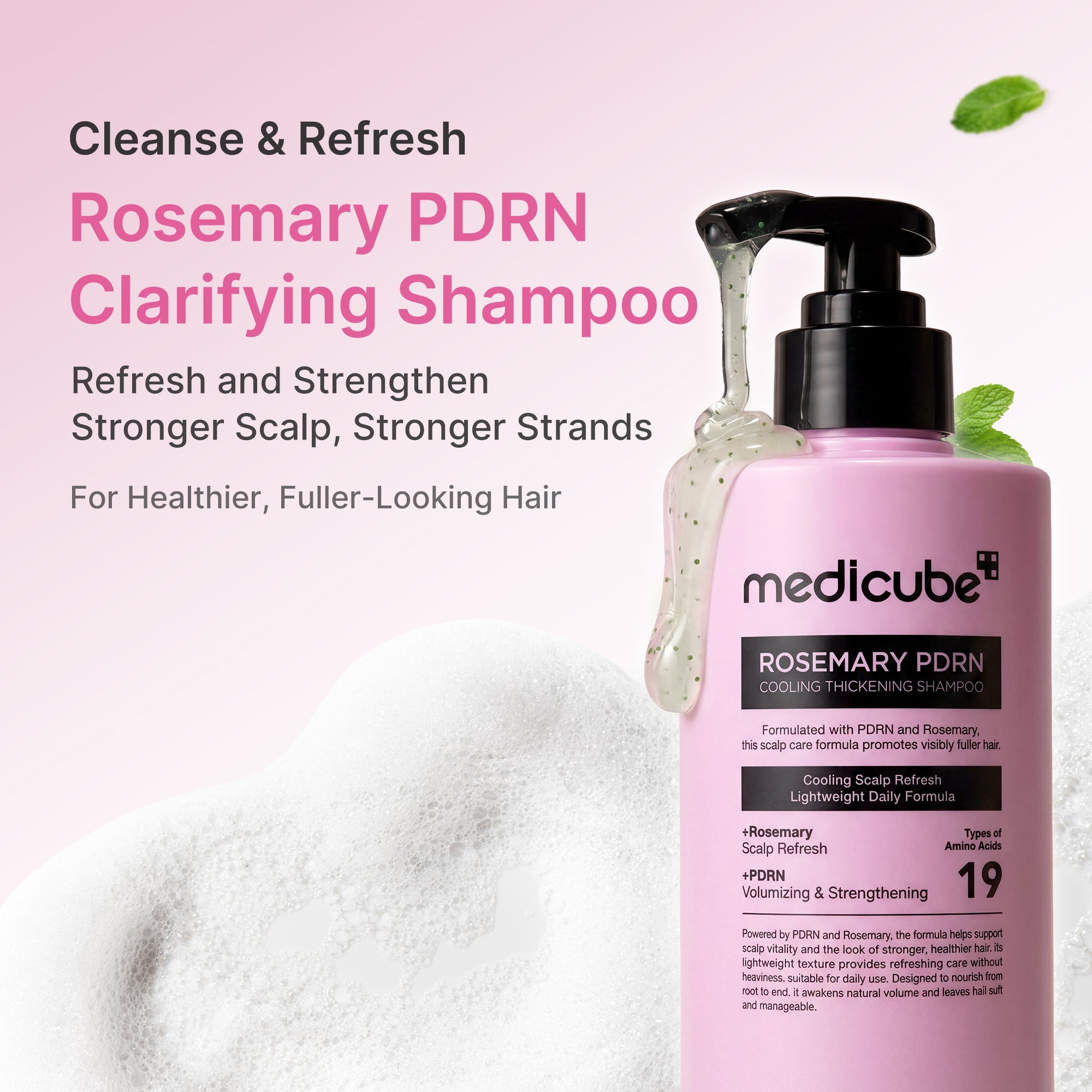 Rosemary PDRN Cooling Thickening Shampoo - A Smarter Beauty Routine