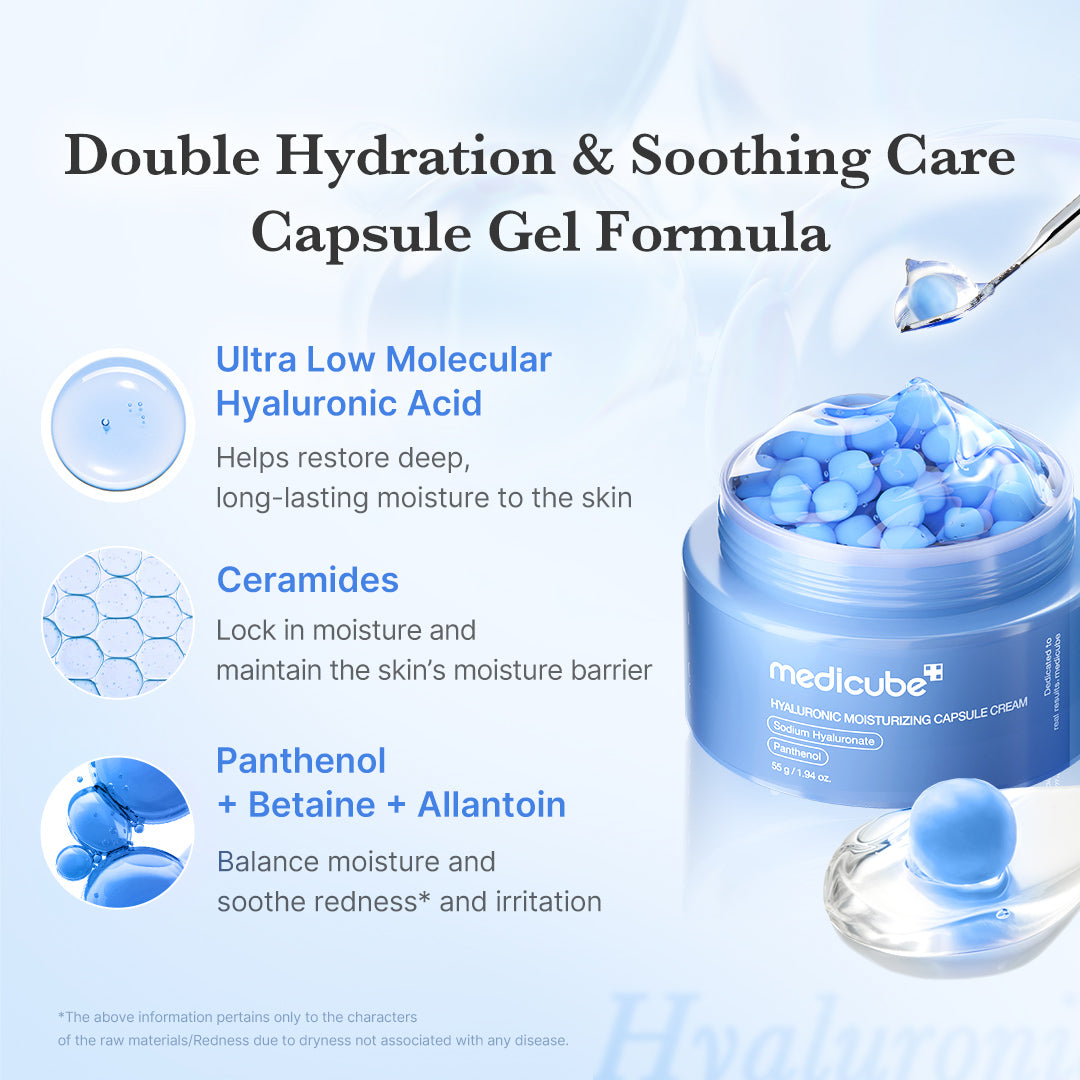 Hyaluronic Acid Capsule Cream - Simple Medicube Style